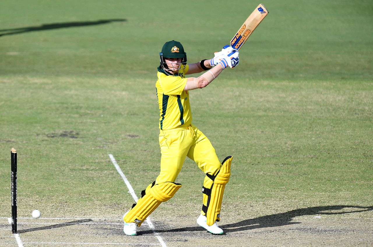 Steven Smith continued his promising form, Australia XI v New Zealand XI, 3rd one-day match, Allan Border Field, May 10, 2019