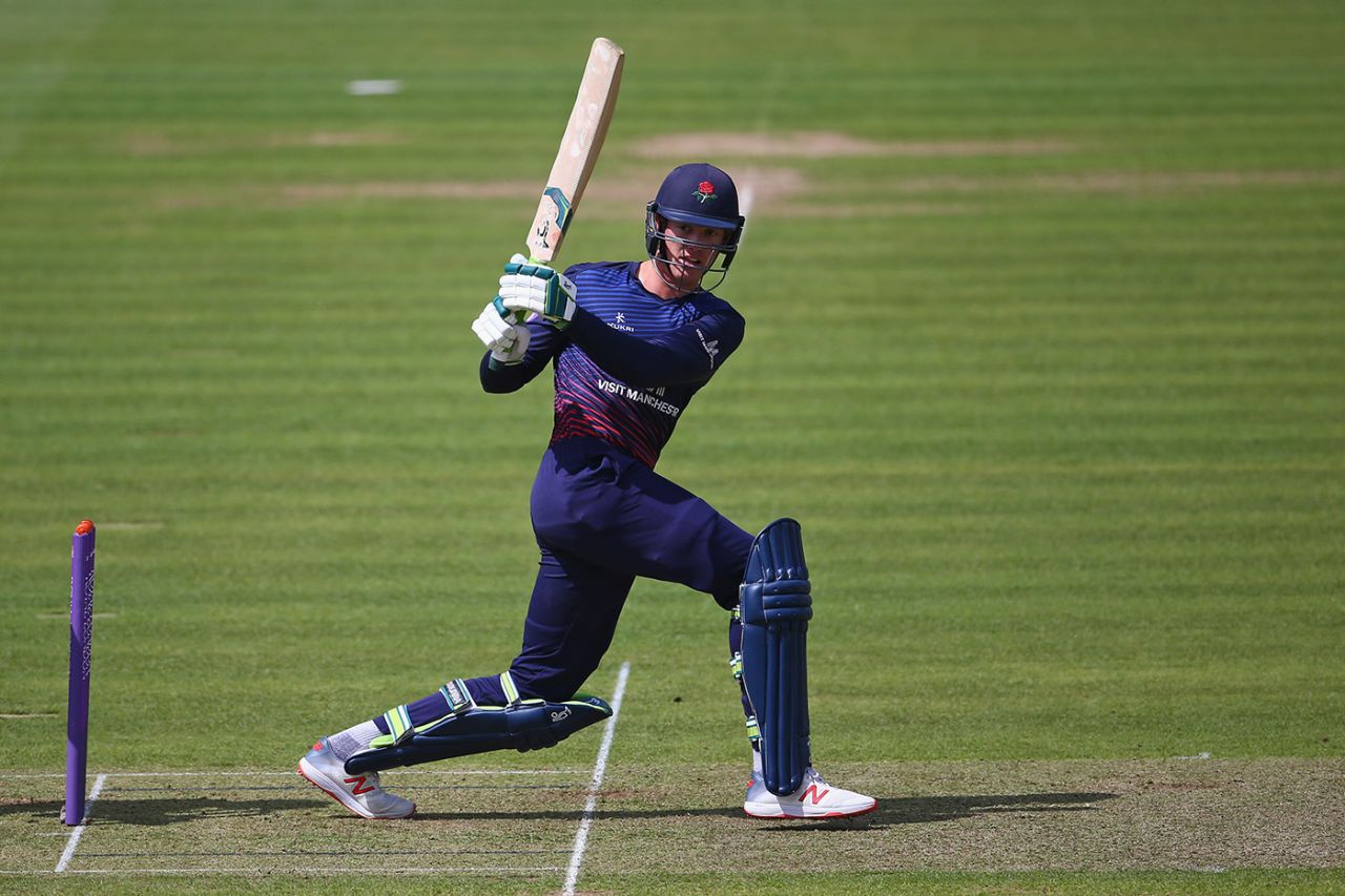 Keaton Jennings whips into the leg side, Middlesex v Lancashire, Royal London Cup play-off, Lord's, May 10, 2019
