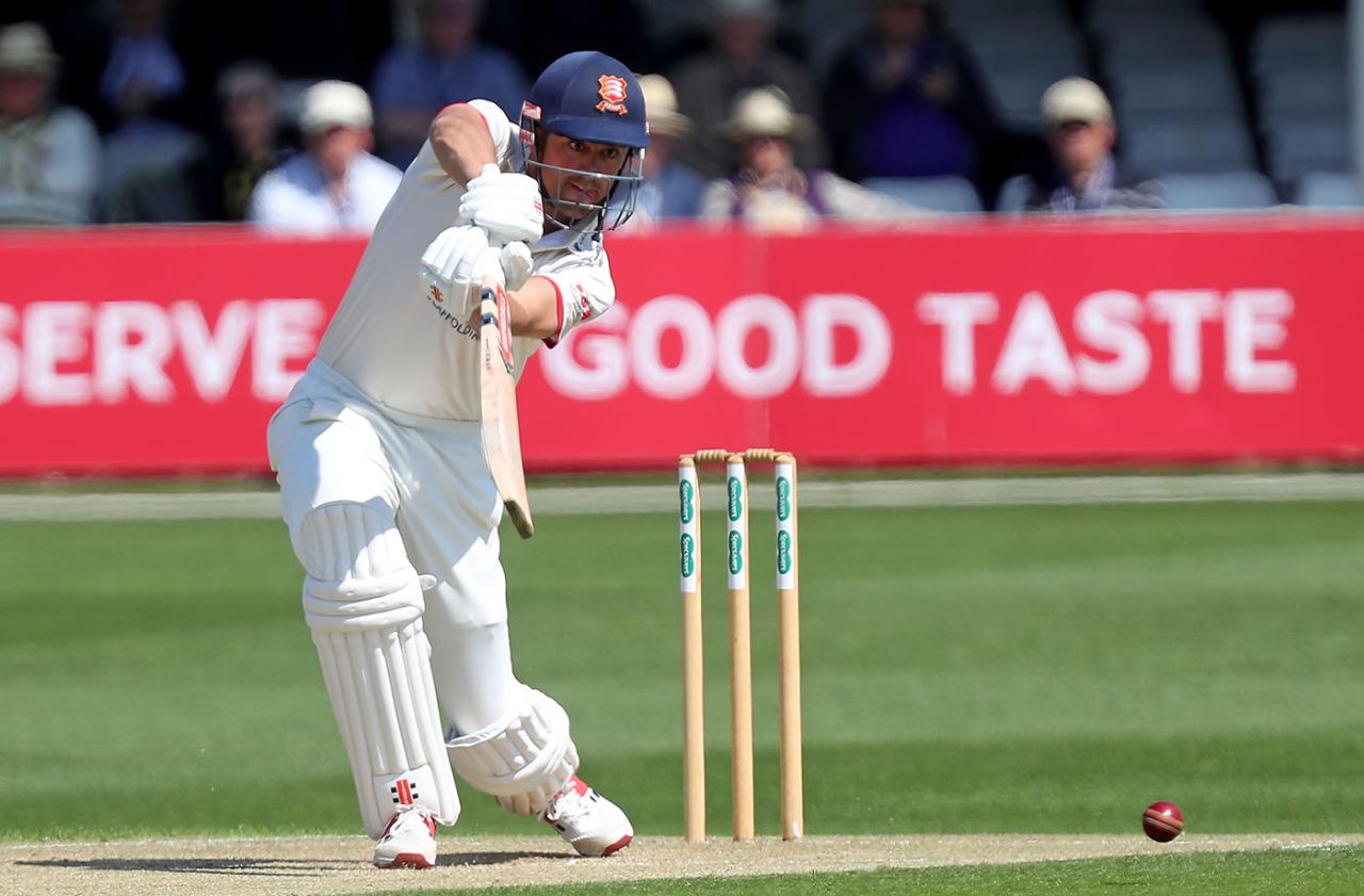 Sir Alastair Cook in action, Essex v Nottinghamshire, County Championship Division One, Chelmsford, May 16, 2019
