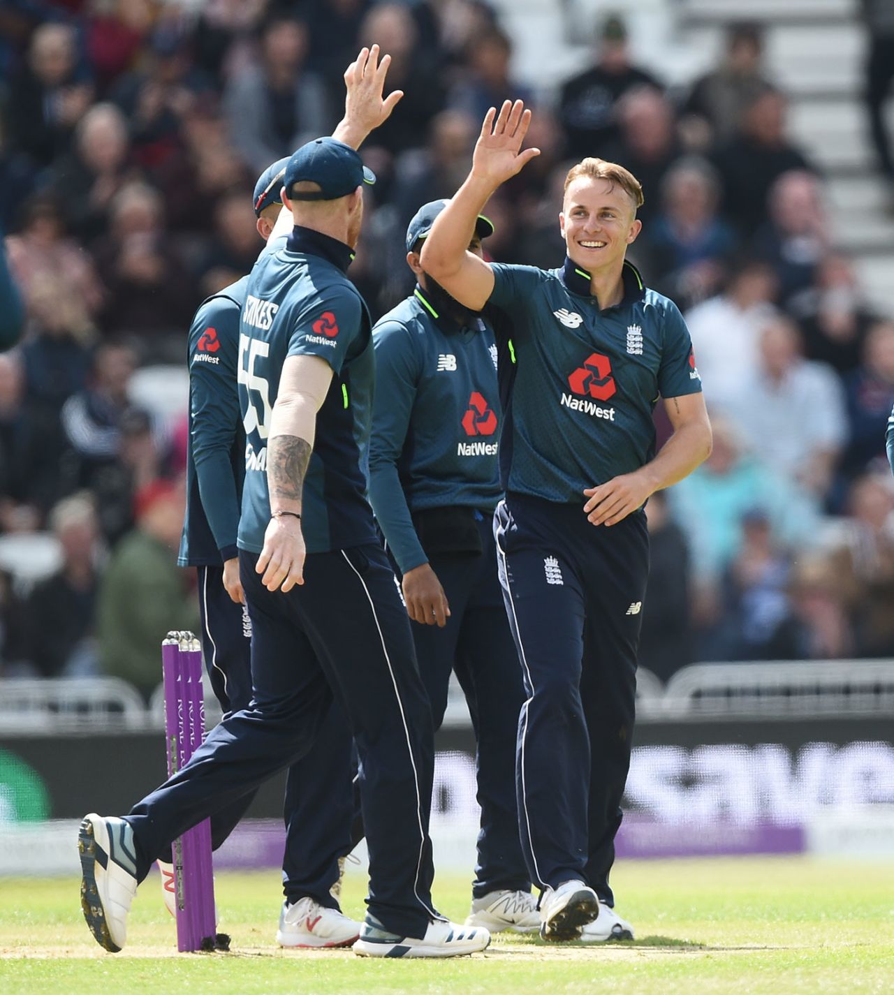 Tom Curran claimed the wicket of Fakhar Zaman, England v Pakistan, 4th ODI, Trent Bridge, May 17, 2019