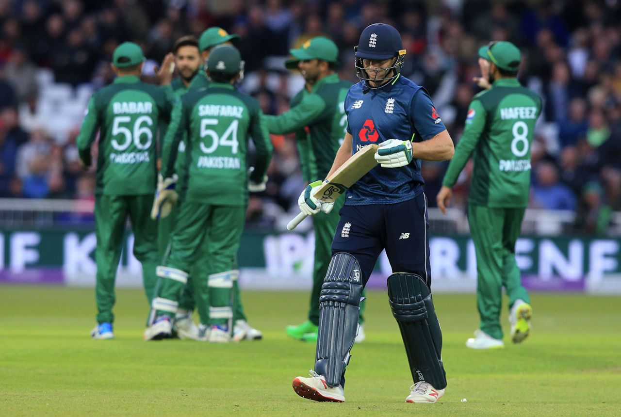 Jos Buttler fell for a duck as Pakistan regrouped, England v Pakistan, 4th ODI, Trent Bridge, May 17, 2019