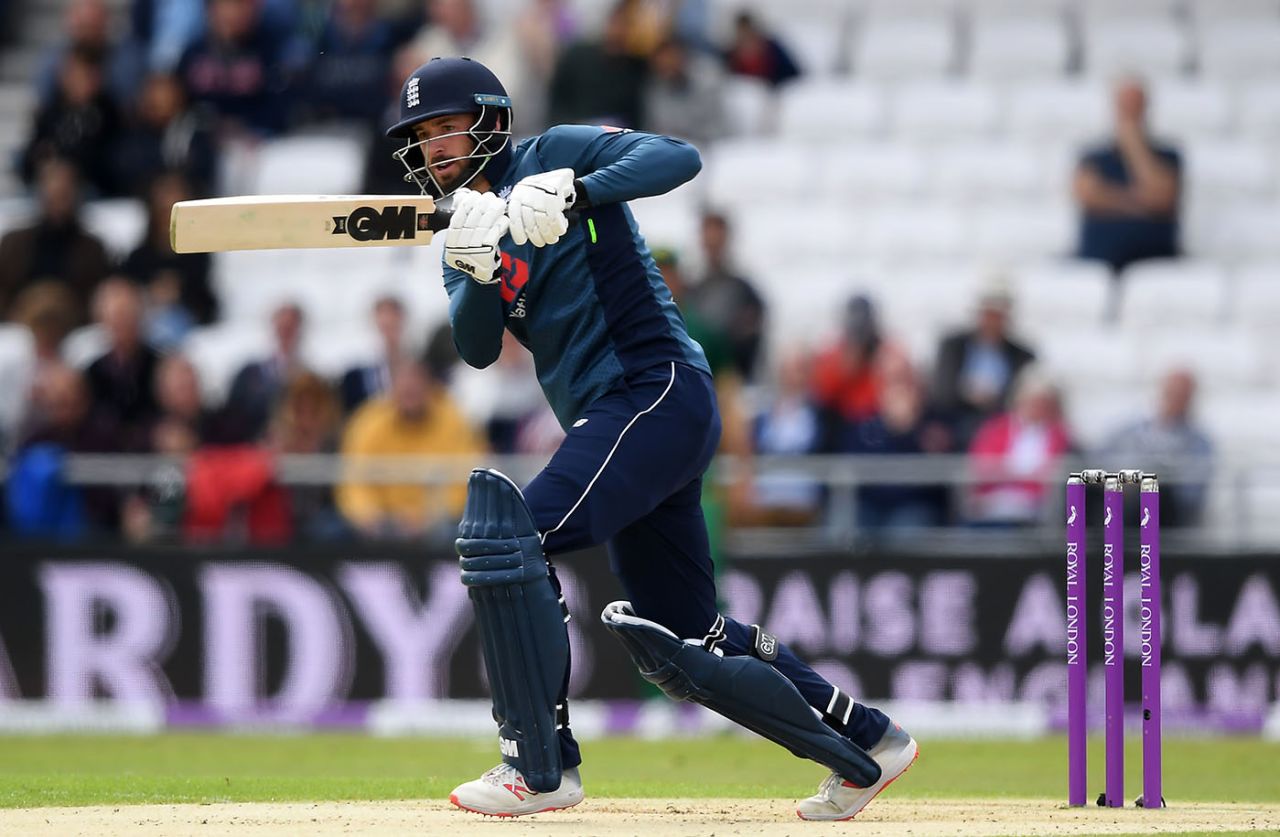 James Vince bats, England v Pakistan, 5th ODI, Headingley, May 19, 2019