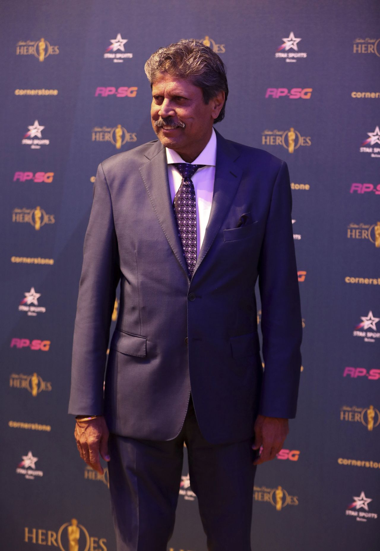 Kapil Dev arrives at an event, London, May 23, 2019