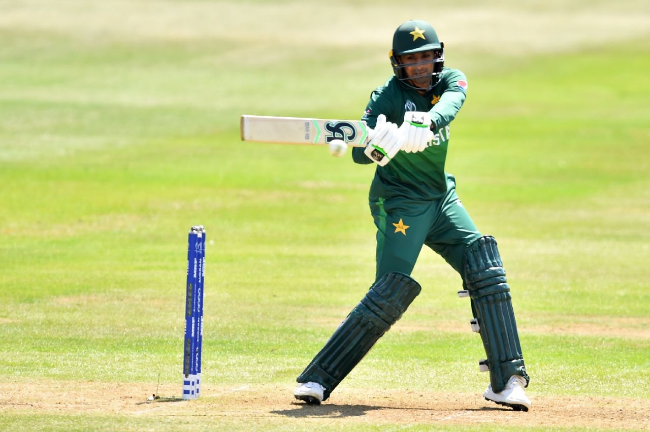 Shoaib Malik was scratchy all through Pakistan's first warm-up game, Afghanistan v Pakistan, ICC World Cup warm-up, Bristol, May 24, 2019