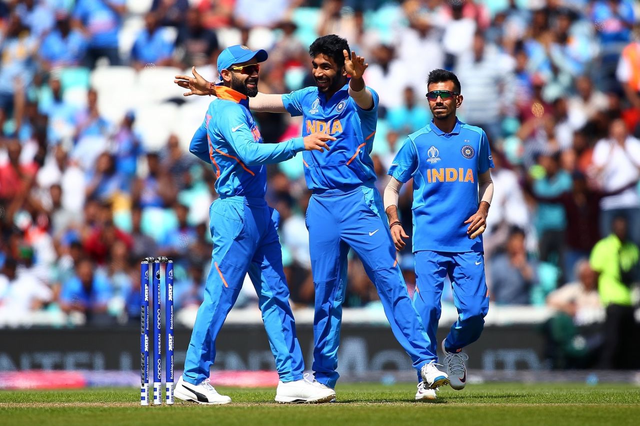 Virat Kohli used his trump card early and Jasprit Bumrah didn't disappoint, India vs New Zealand, World Cup 2019, warm-up, The Oval, May 25, 2019