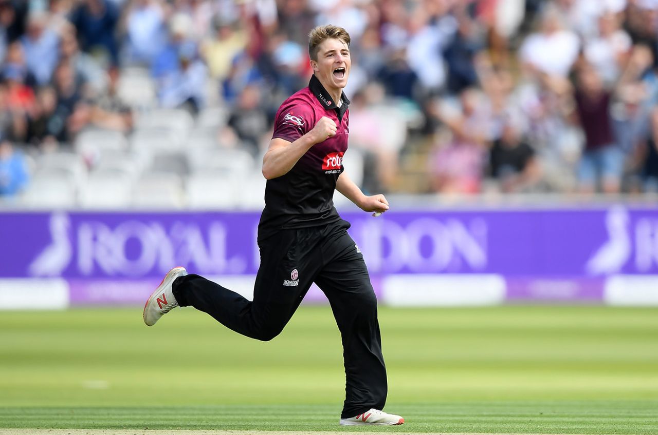 Tom Abell claimed his maiden List A wickets, Somerset v Hampshire, Royal London Cup final, Lord's, May 25, 2019