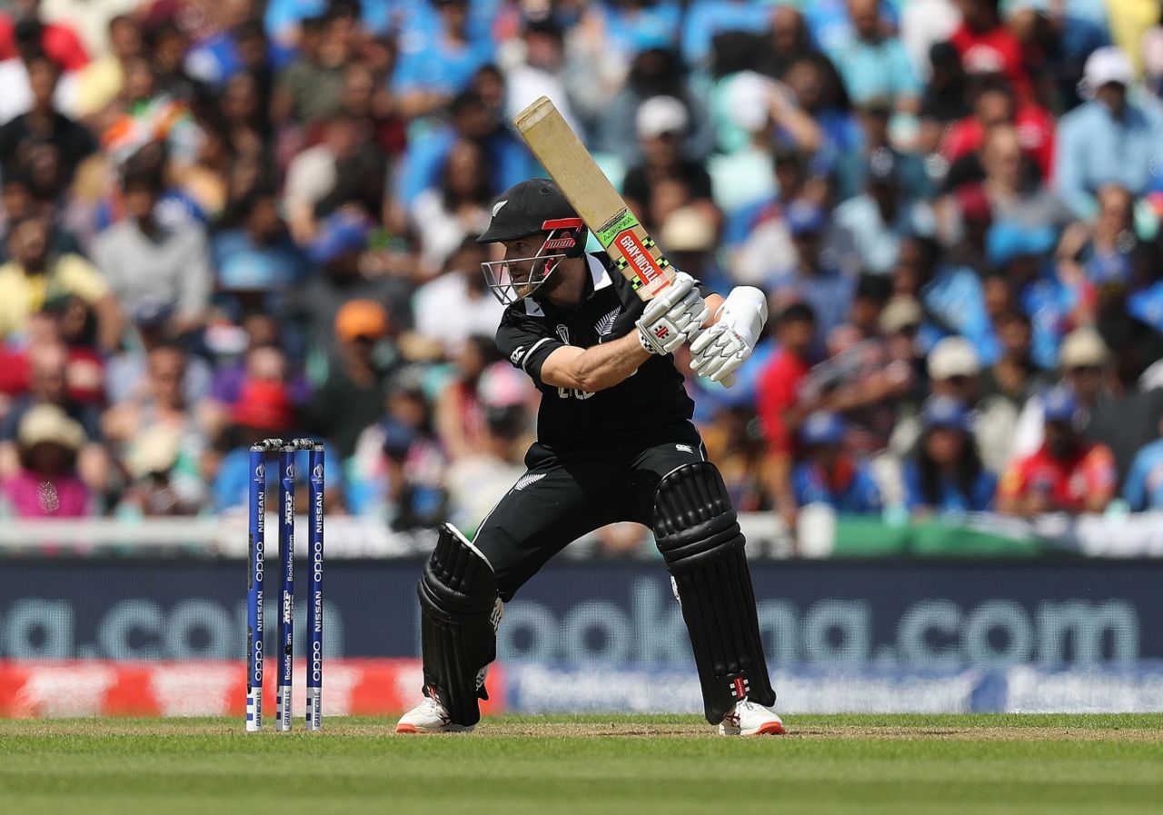 Kane Williamson cuts the ball, World Cup 2019, warm-up, The Oval, May 25, 2019