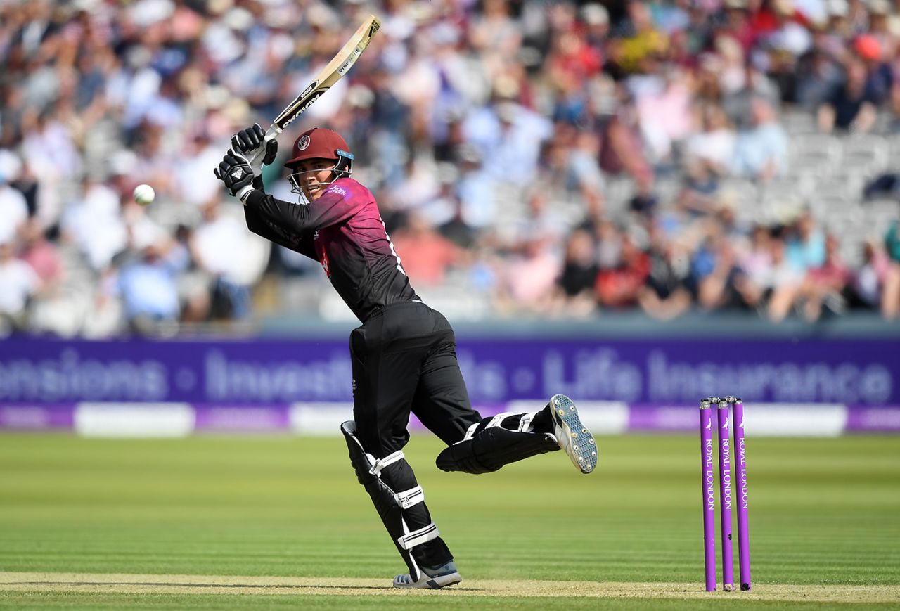 Tom Banton flicks flamboyantly into the leg side, Somerset v Hampshire, Royal London Cup final, Lord's, May 25, 2019