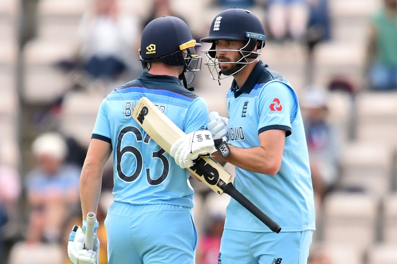Both Jos Buttler and James Vince notched up half-centuries, England v Australia, World Cup 2019 warm-up, Southampton, May 25, 2019