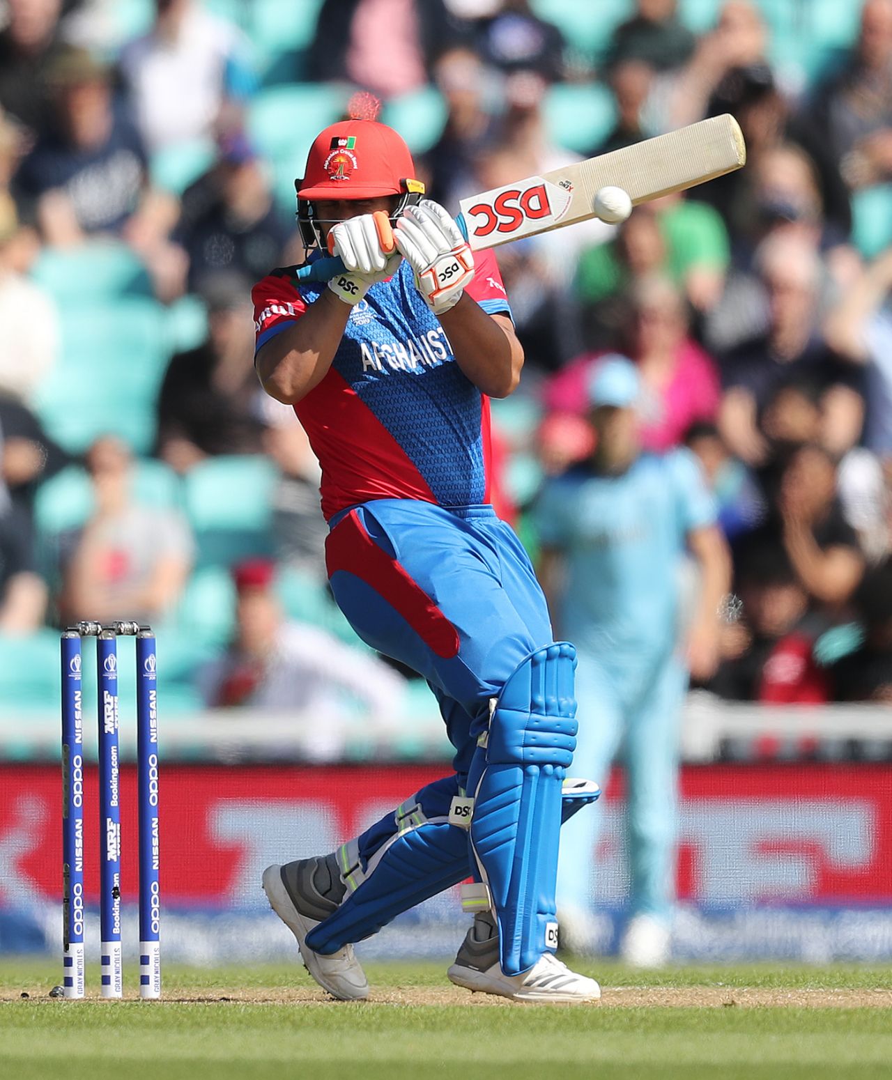 The Afghanistan batsmen were peppered with short balls early on, England v Afghanistan, World Cup 2019, warm-up, The Oval, May 27, 2019