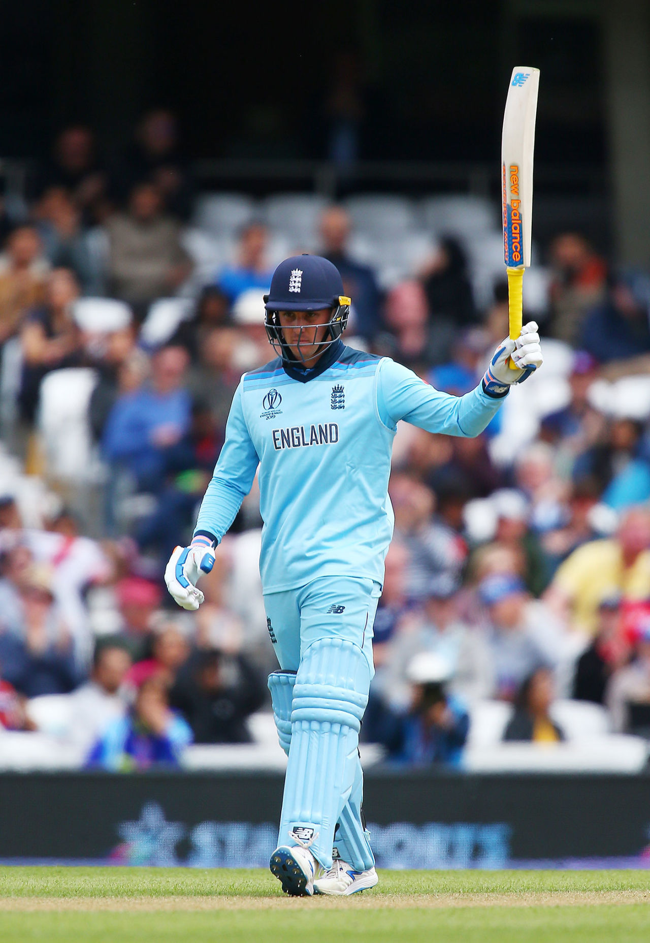 Jason Roy brings up his half-century, England v Afghanistan, World Cup 2019 warm-ups, The Oval, May 27, 2019