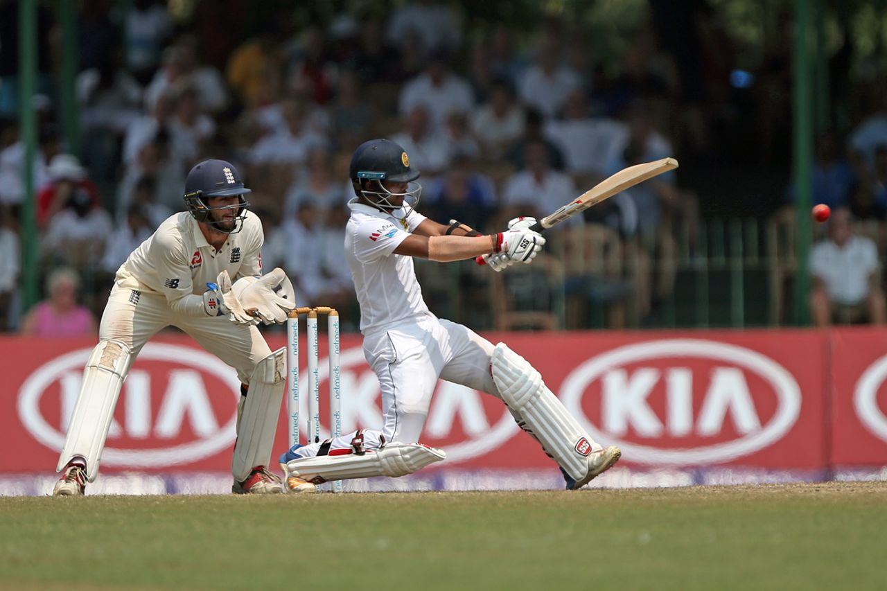 Kusal Mendis pulls, Sri Lanka v England, 3rd Test, SSC, Colombo, 4th day, November 26, 2018