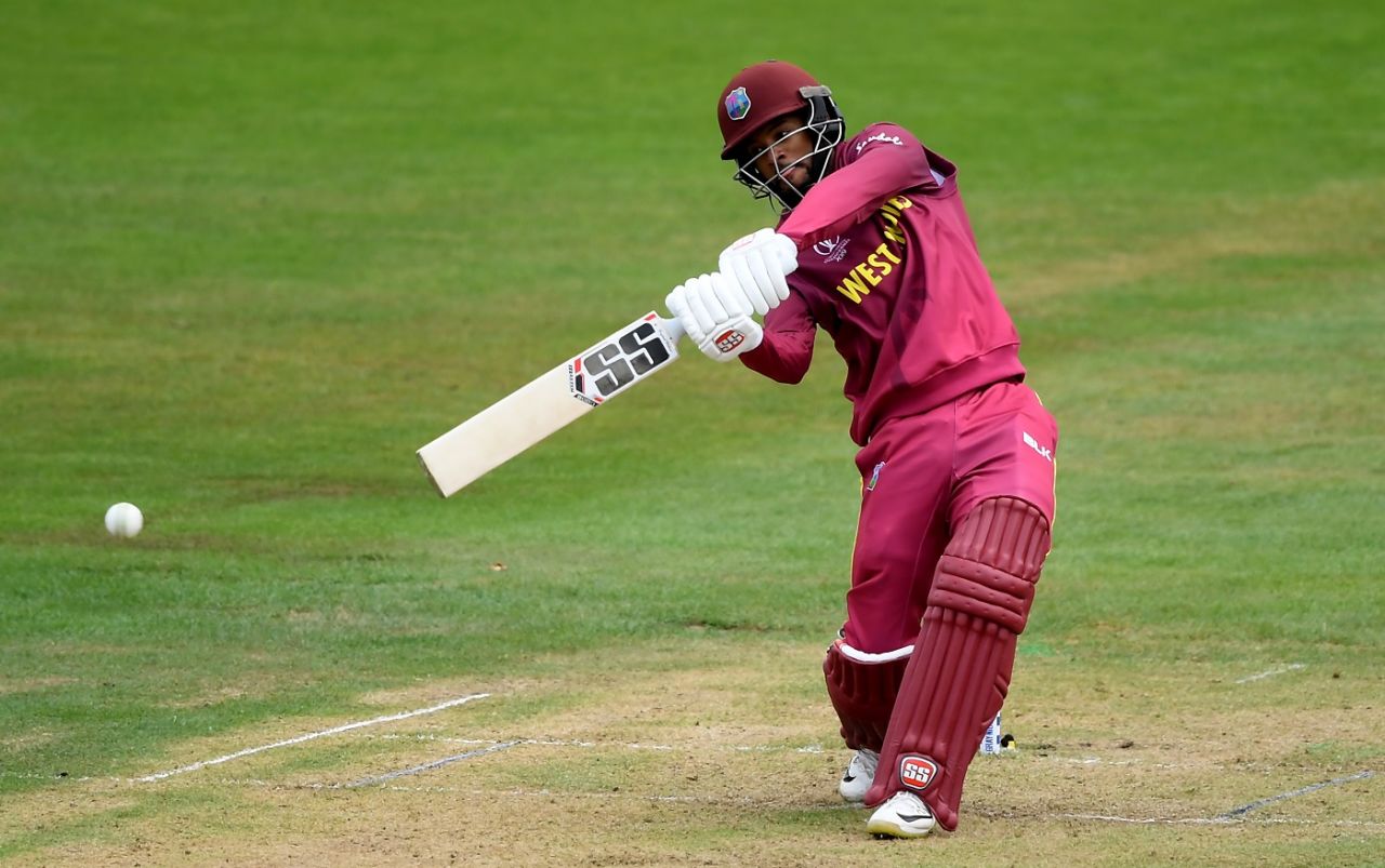 Shai Hope loves driving on the up, New Zealand v West Indies, ICC World Cup warm-up, Bristol, May 28, 2019