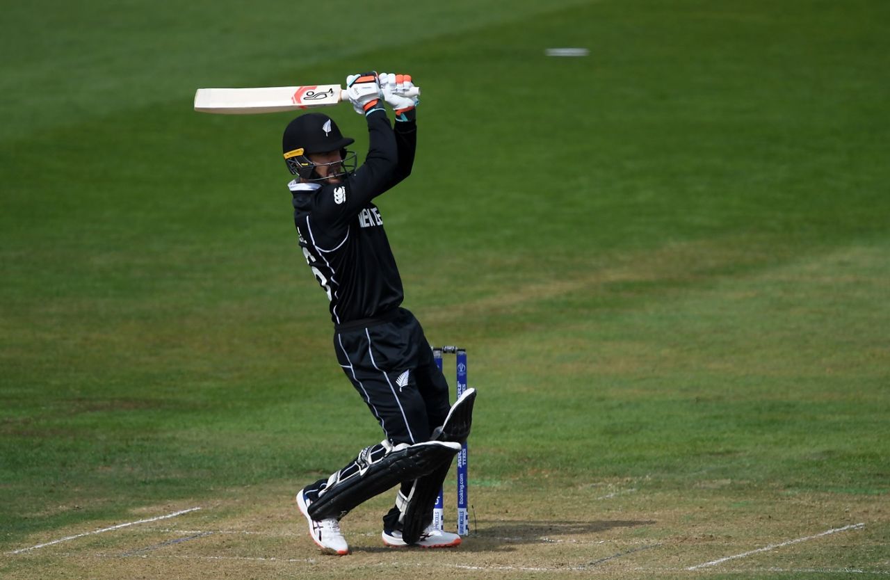 Tom Blundell pulls away, New Zealand v West Indies, ICC World Cup warm-up, Bristol, May 28, 2019
