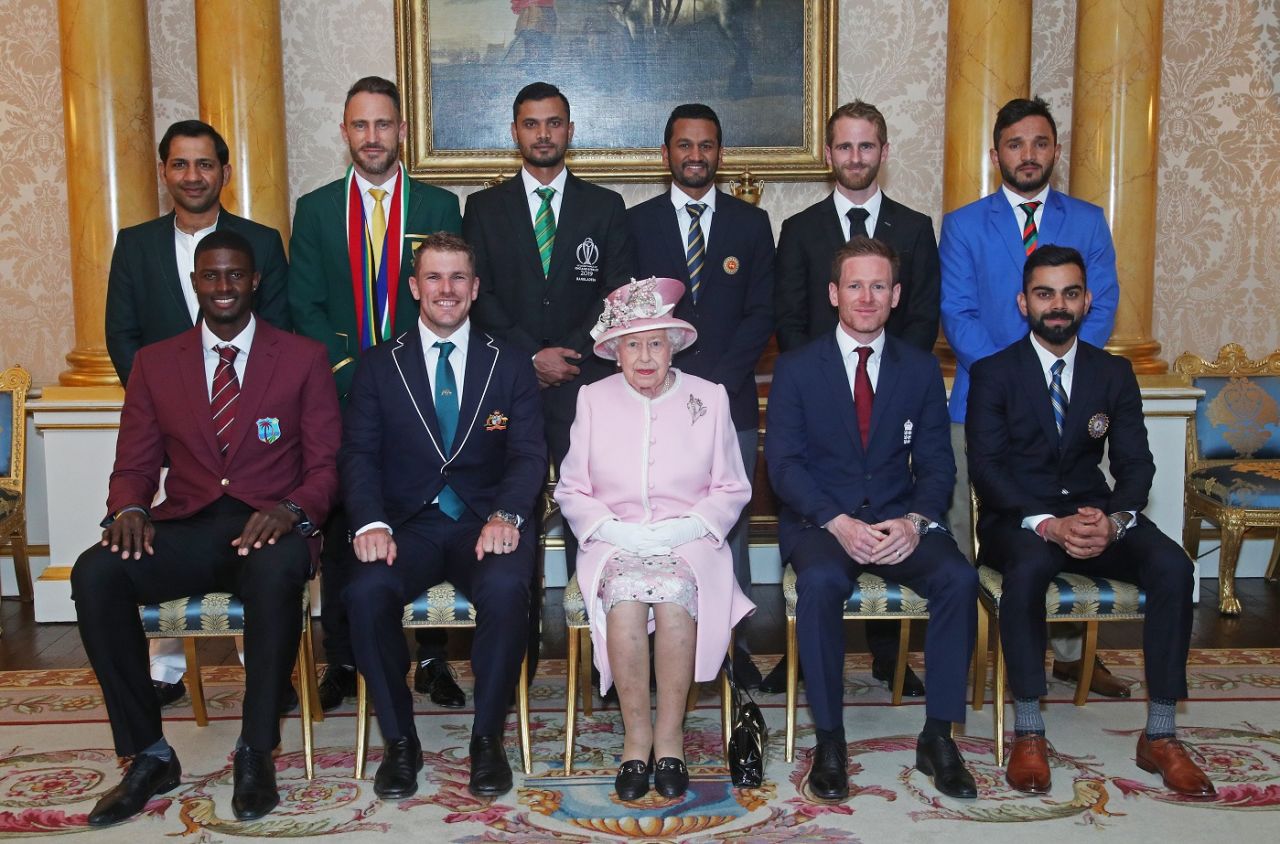 All ten captains met the Queen at Buckingham Palace ahead of the World Cup, World Cup 2019, London, May 29, 2019