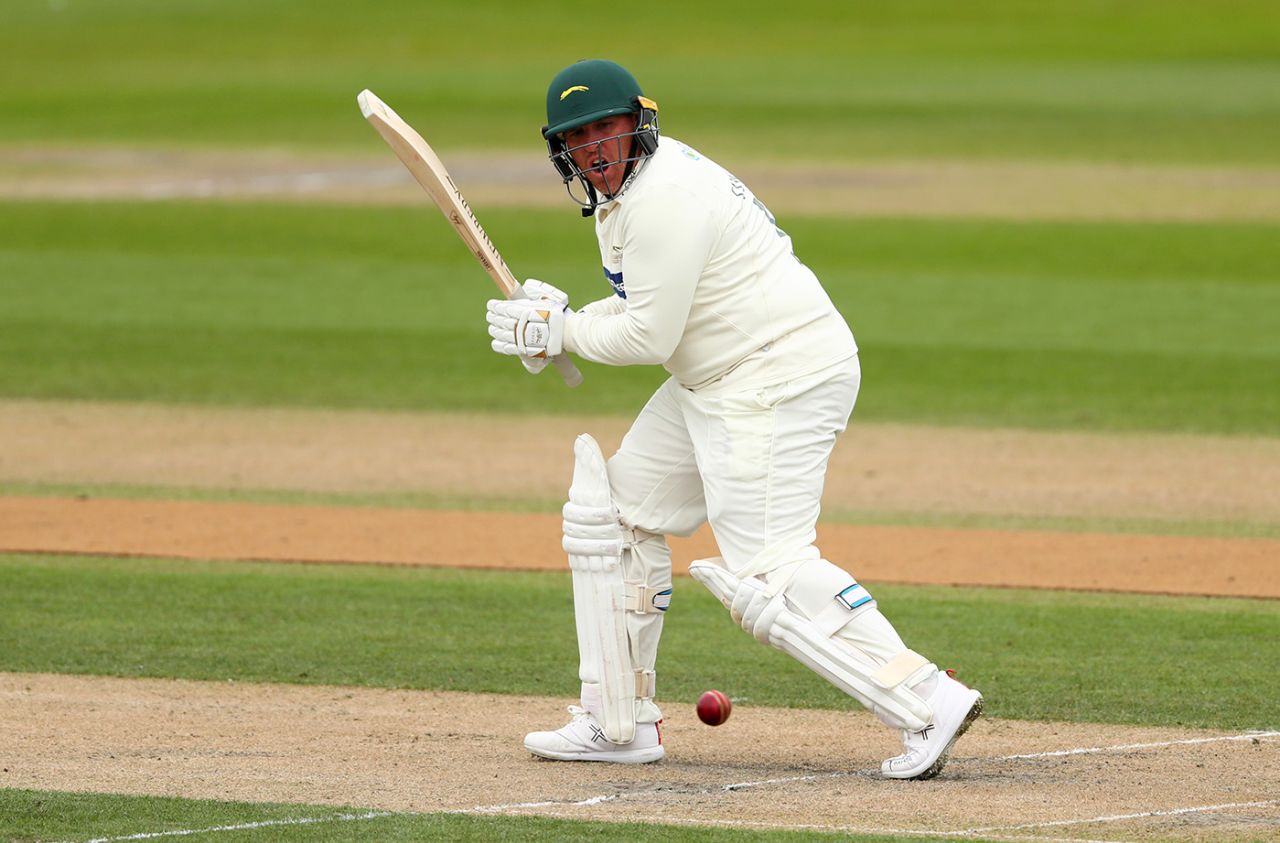 Mark Cosgrove plays watchfully, Sussex v Leicestershire, County Championship Division Two, Hove, April 5, 2019