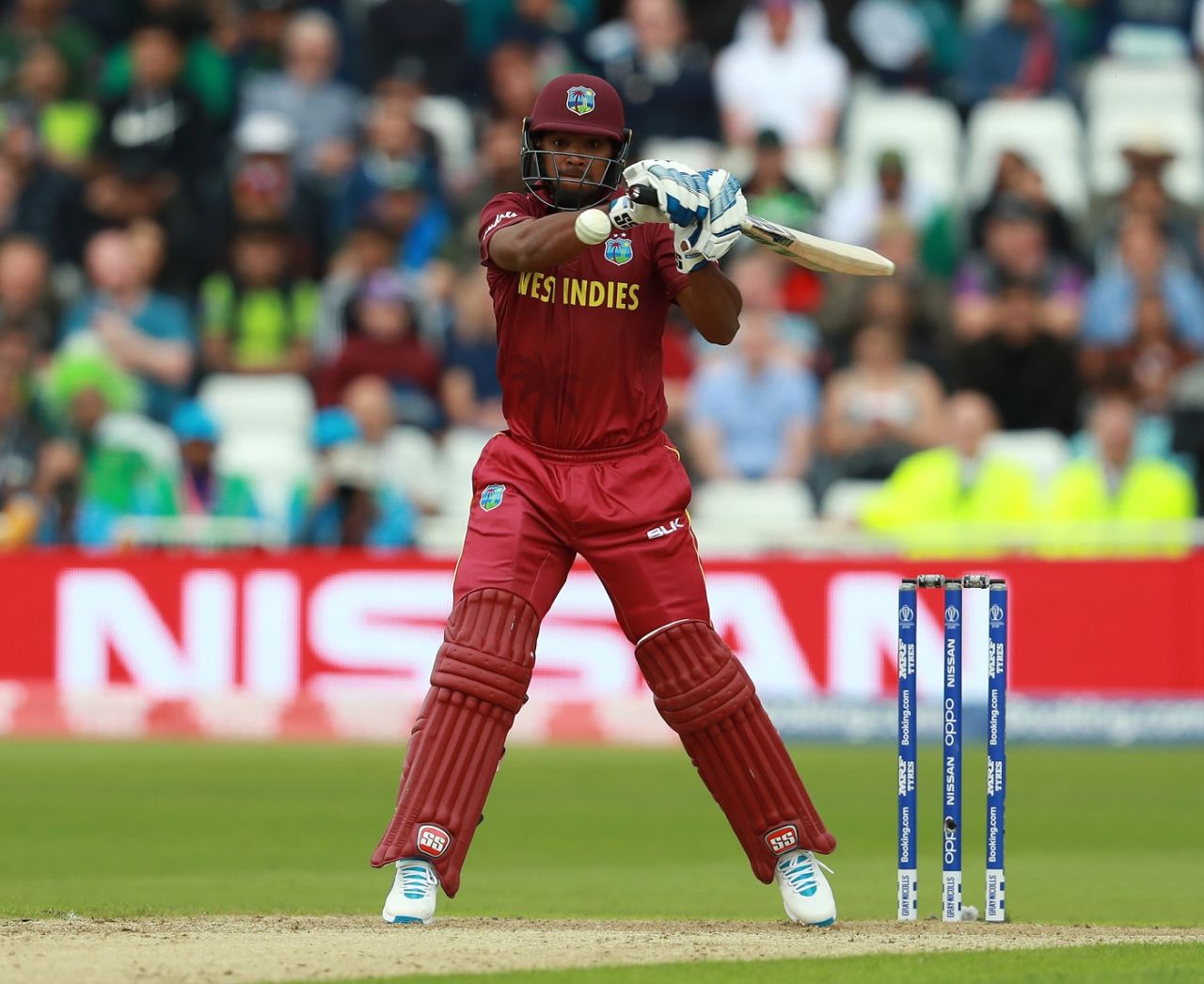 Nicholas Pooran seals the win with a six, Pakistan v West Indies, World Cup 2019, Trent Bridge, May 31, 2019