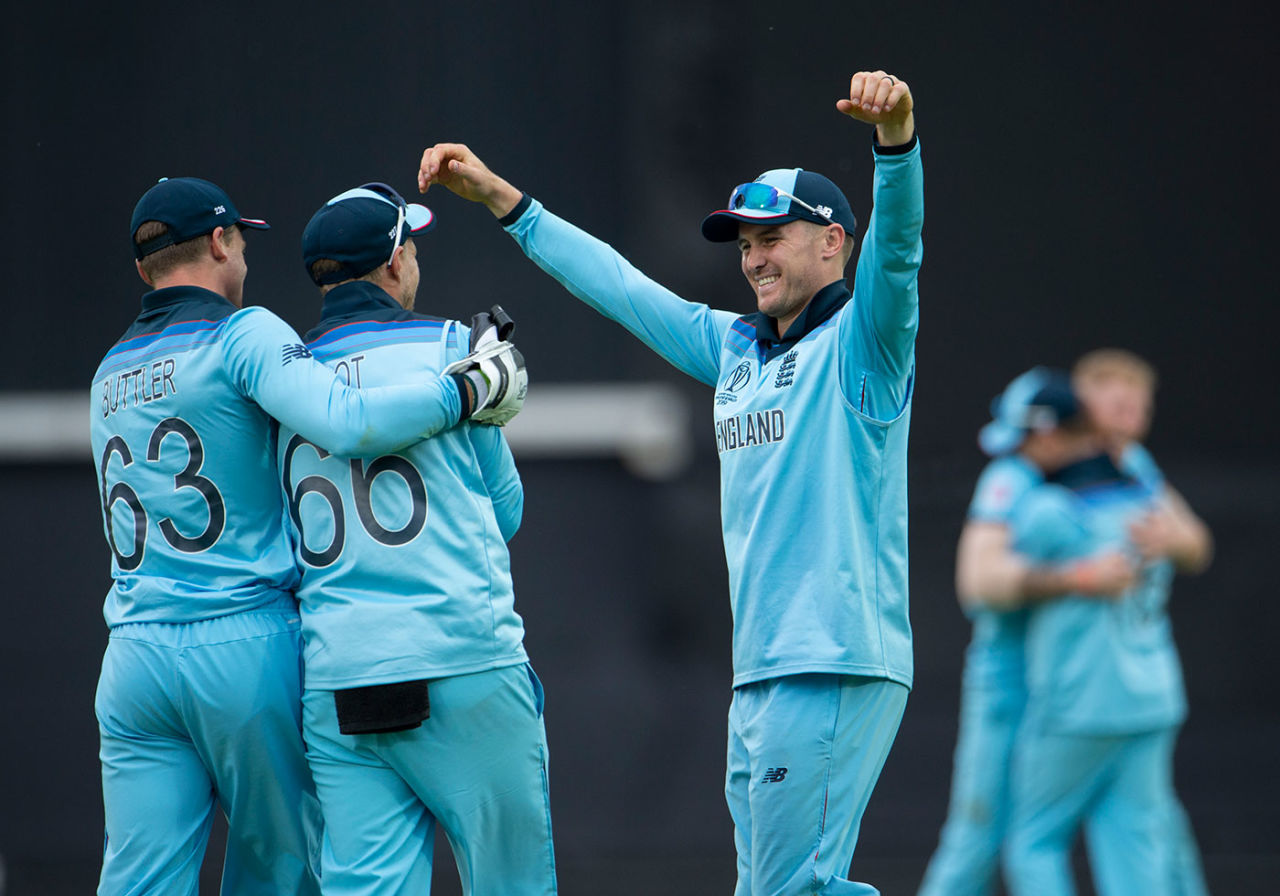 Jason Roy was integral to England's excellent fielding effort, England v South Africa, The Oval, May 30, 2019