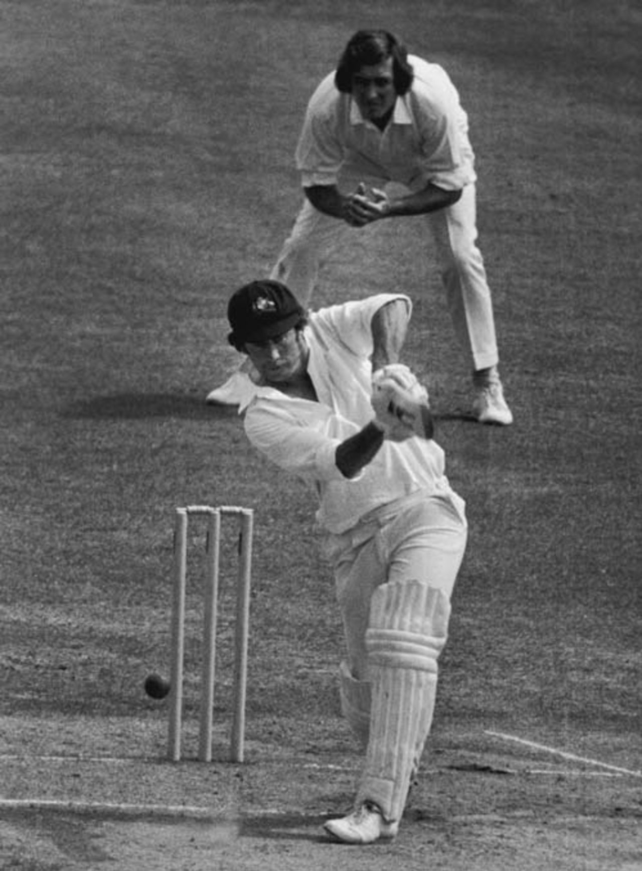 Ian Chappell  in action, England v Australia, Lord's, 2nd Test, August 5, 1975 