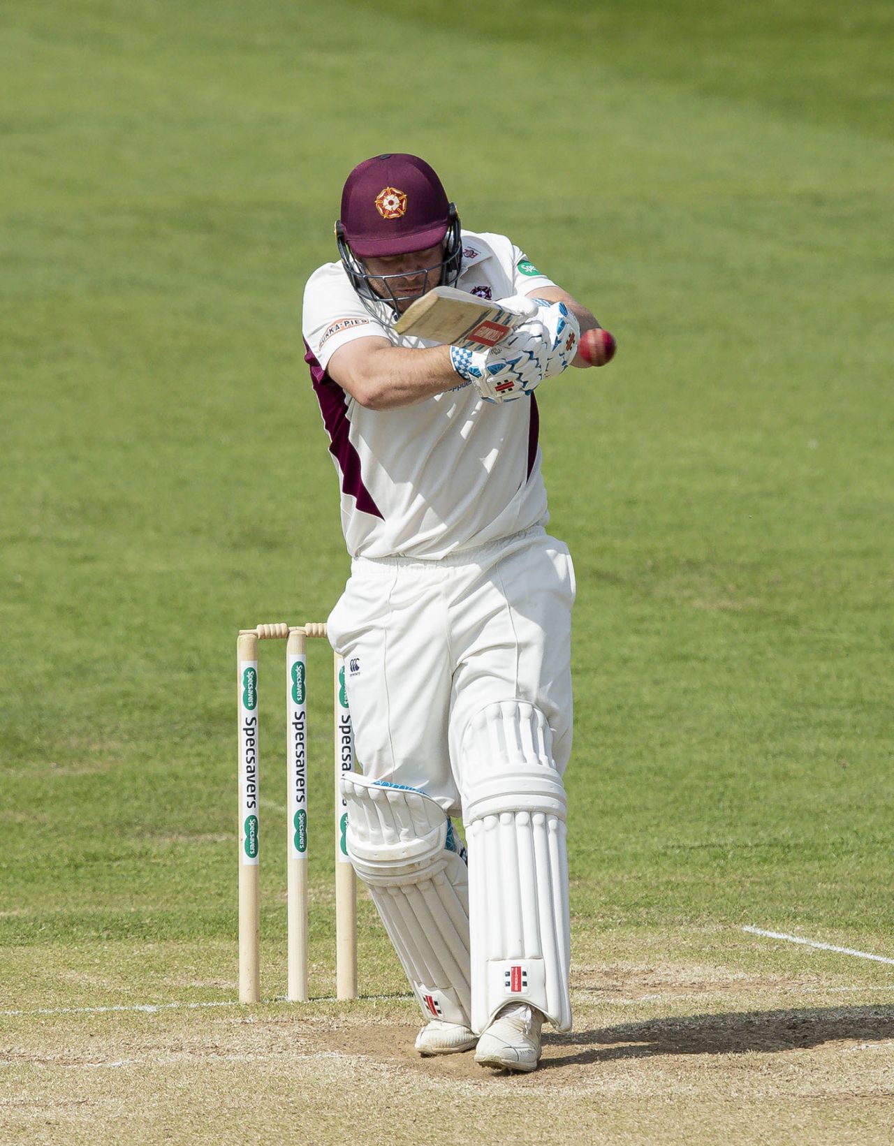 Adam Rossington in action, Northamptonshire v Sussex, County Championship Division Two, The County Ground, May 23, 2019 