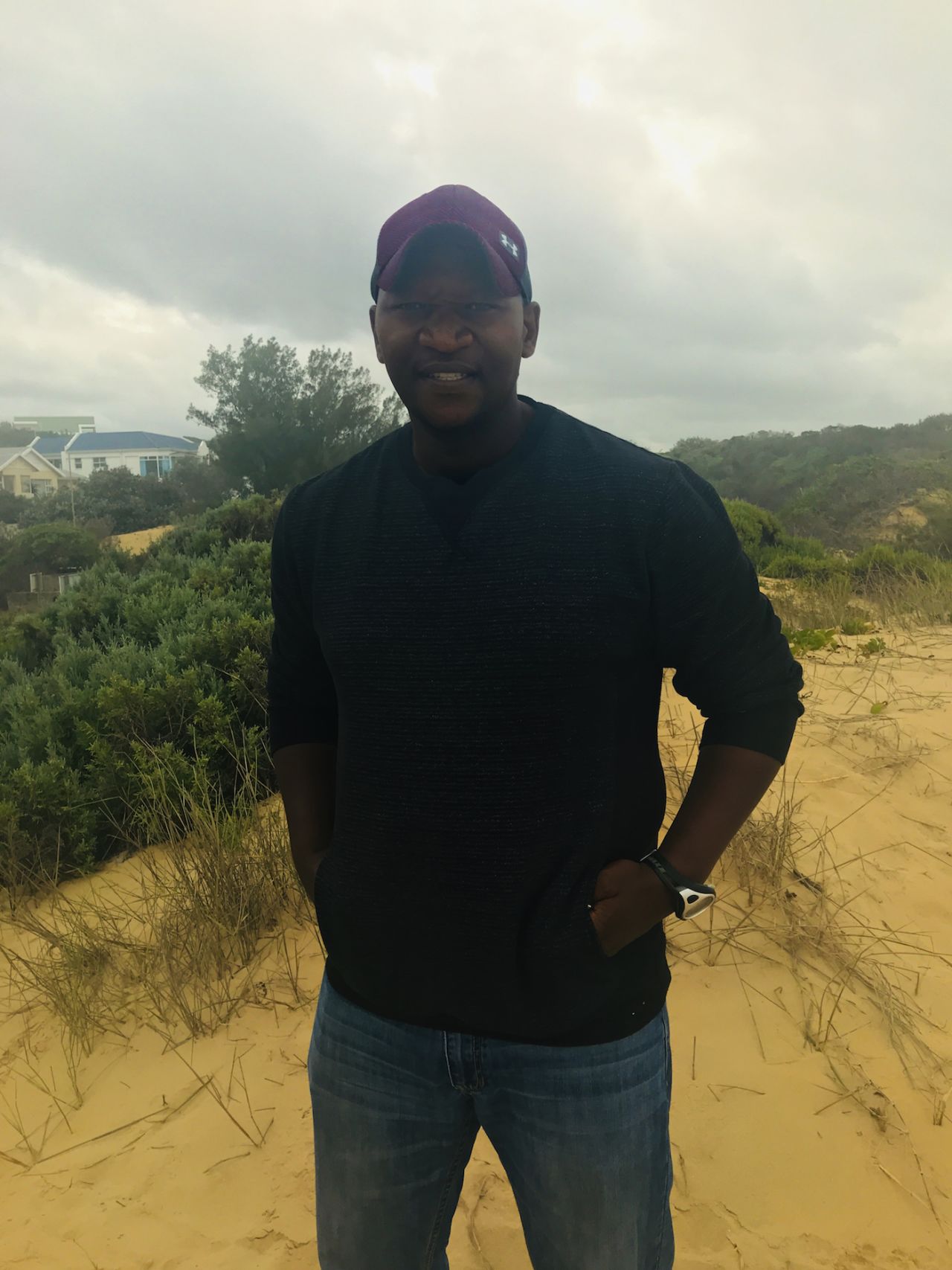 Mfuneko Ngam in Port Alfred, South Africa, 2018
