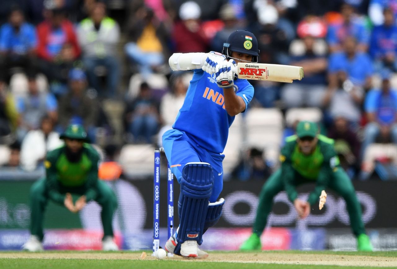 Shikhar Dhawan's bat can't handle Kagiso Rabada's pace, India v South Africa, Southampton, World Cup 2019, June 5, 2019