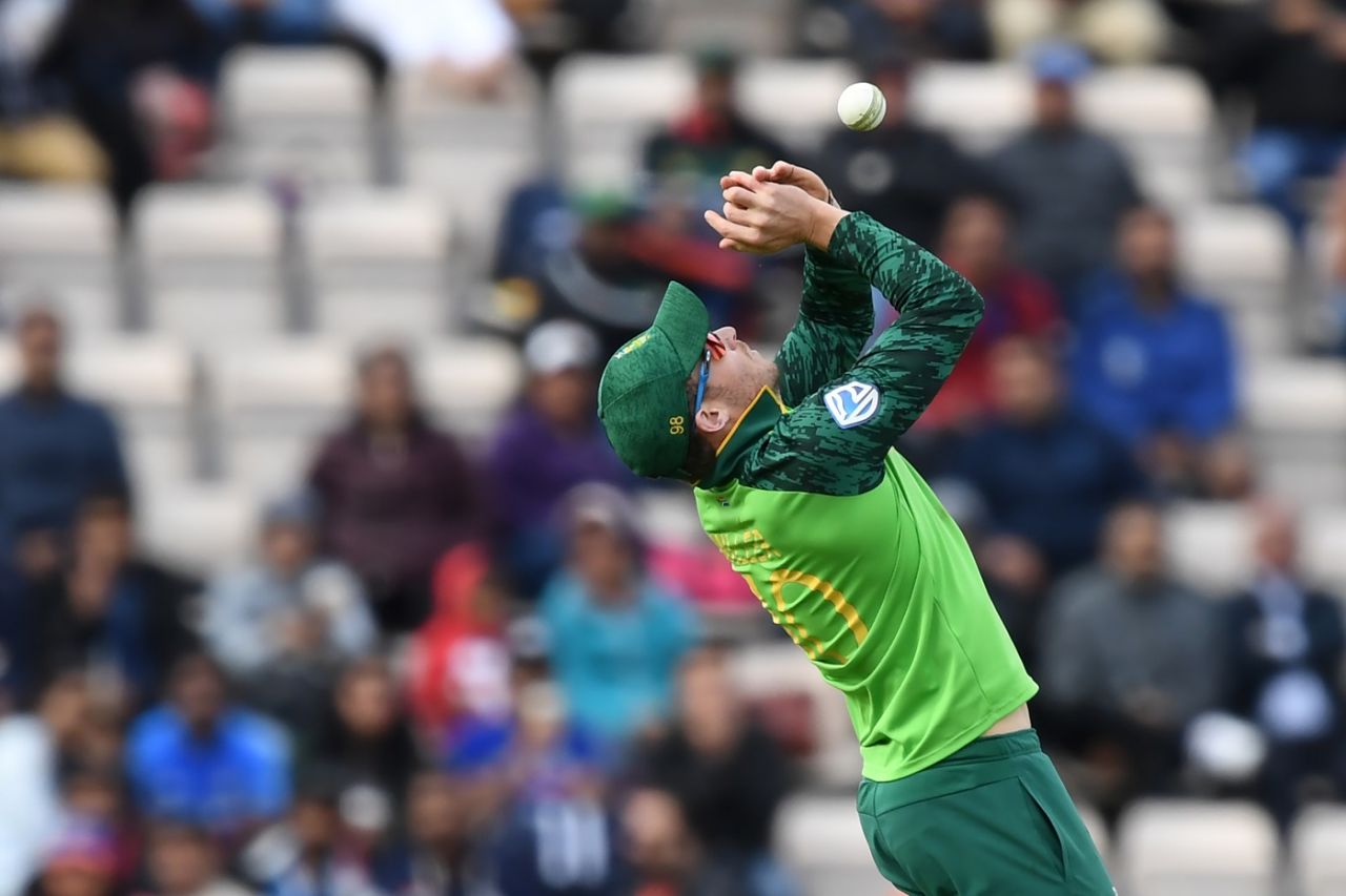 David Miller drops Rohit Sharma, India v South Africa, Southampton, World Cup 2019, June 5, 2019