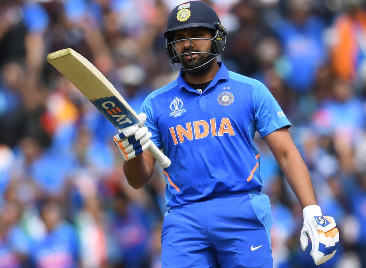 Rohit Sharma celebrates his 50, Australia v India, World Cup 2019, The Oval, June 9, 2019