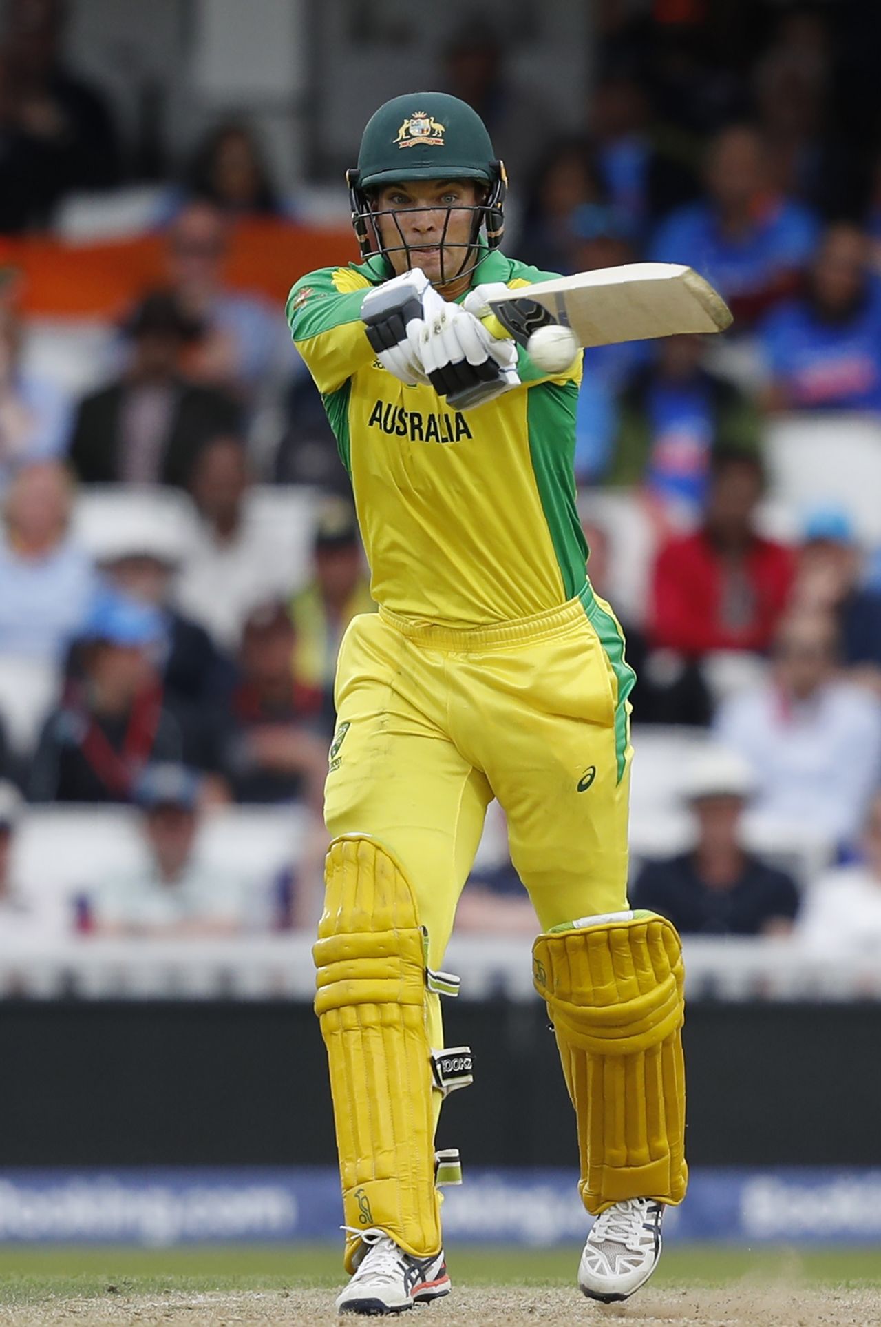 Alex Carey plays the pull shot, Australia v India, World Cup 2019, The Oval, June 9, 2019