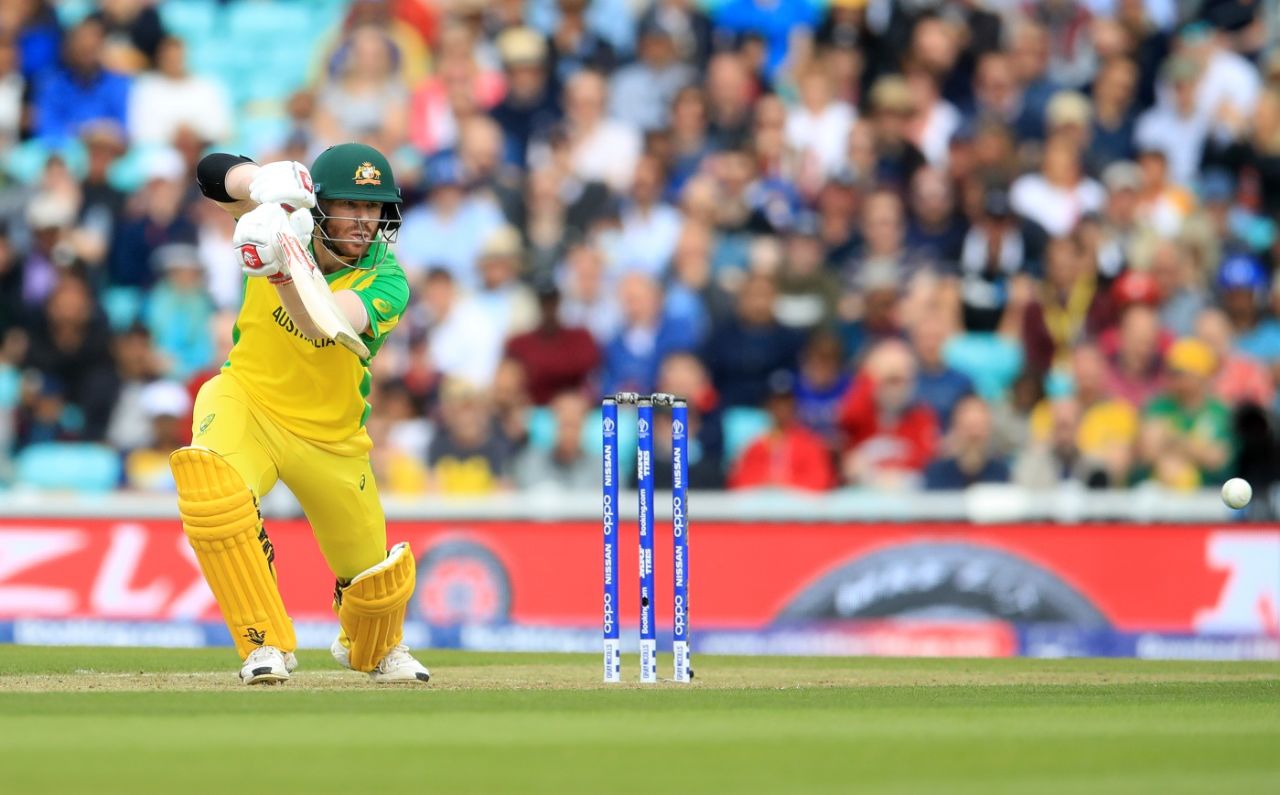 David Warner got Australia off to a solid start, Australia v Sri Lanka, World Cup 2019, The Oval, June 15, 2019
