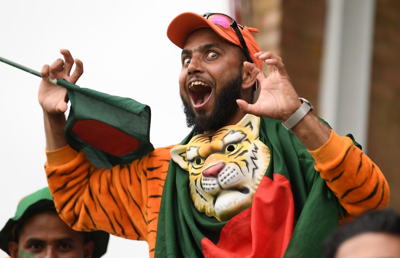 Claws out! It was a good day to be a Bangladesh fan in Taunton, Bangladesh v West Indies, World Cup 2019, Taunton, June 17, 2019