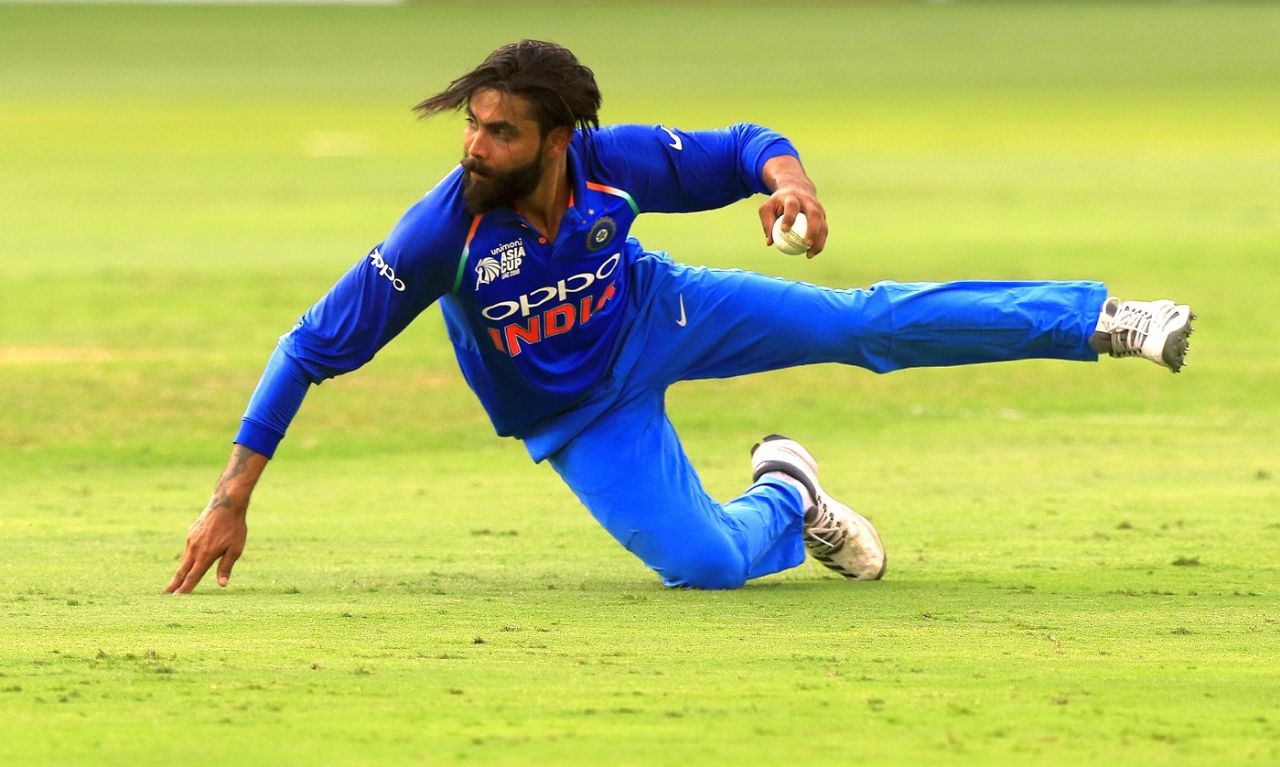 Ravindra Jadeja was electric as ever on the field, Bangladesh v India, Asia Cup, Dubai, September 21, 2018