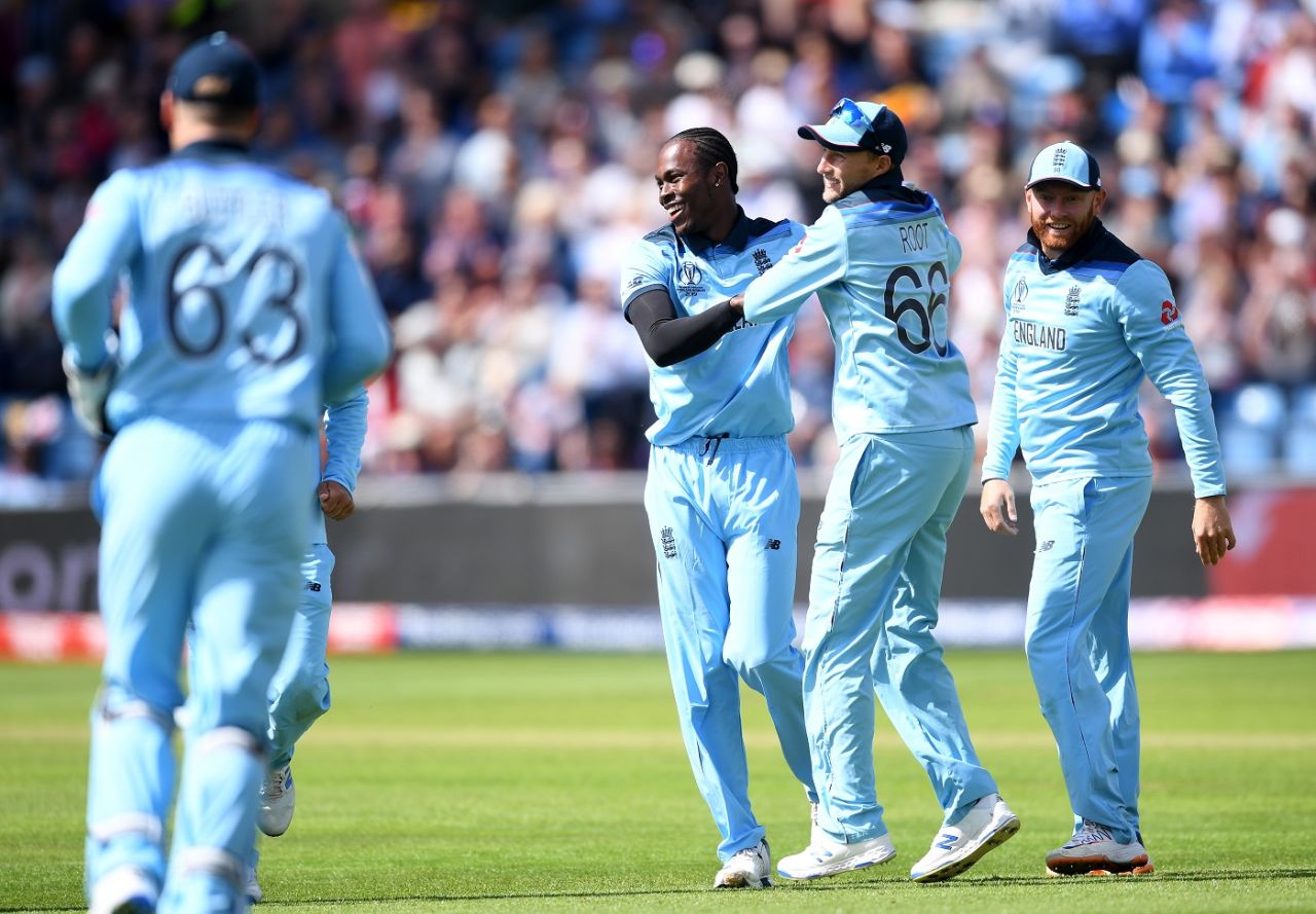 Jofra Archer sent back Dimuth Karunaratne early, England v Sri Lanka, World Cup 2019, Headingley, June 21, 2019