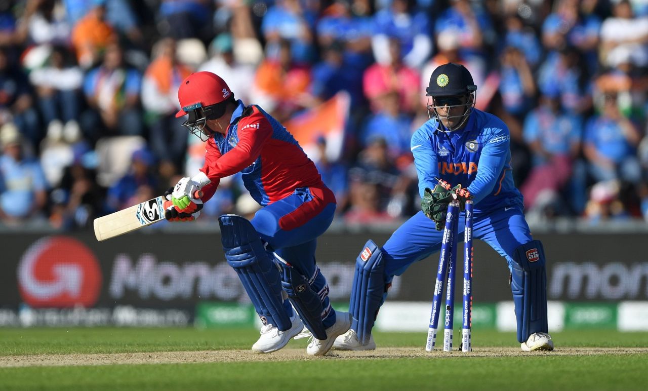 Rashid Khan is stumped by MS Dhoni, Afghanistan v India, World Cup 2019, Southampton, June 22, 2019