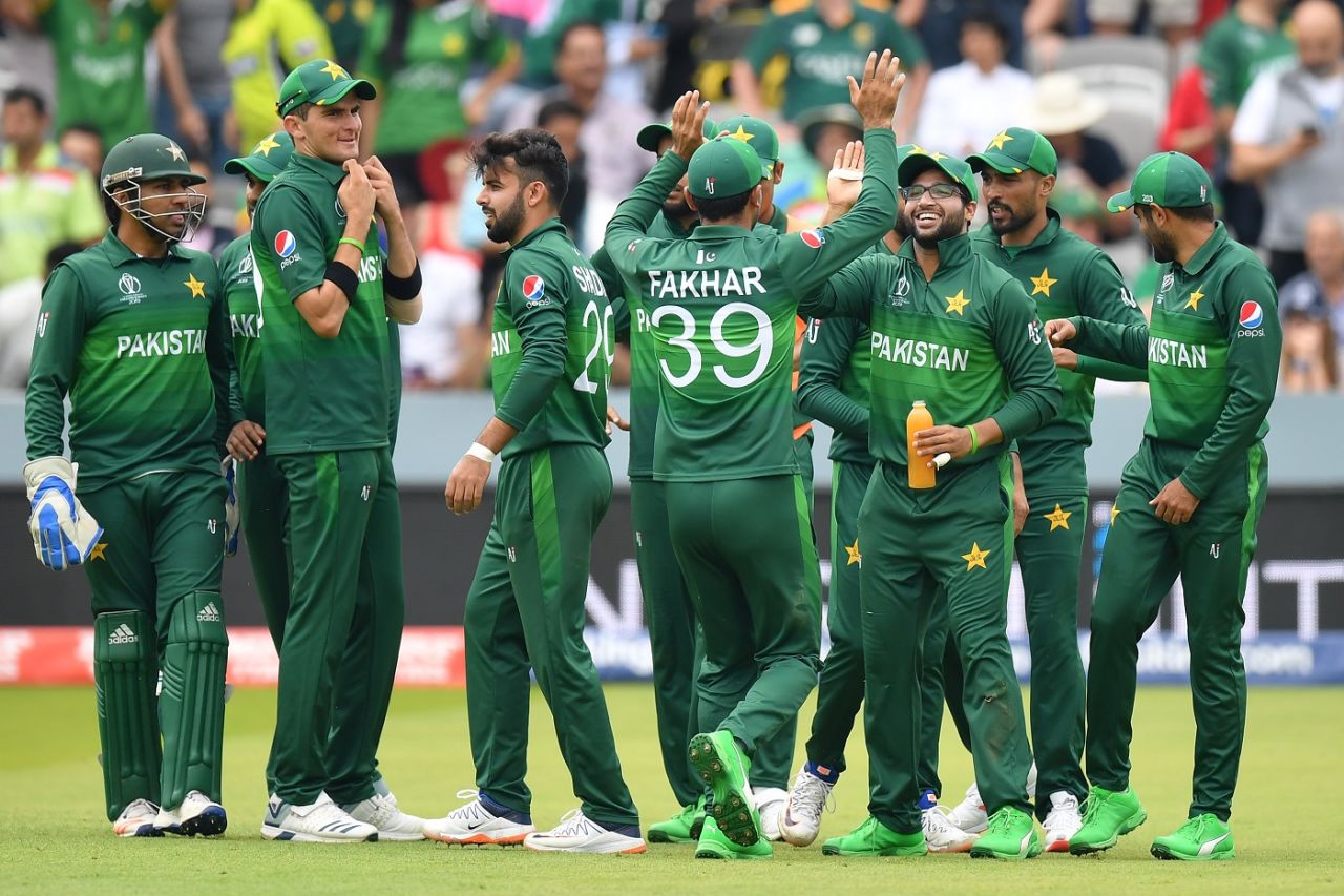 imam-ul-Haq celebrates catching Quinton de Kock off Shadab Khan's bowling, World Cup 2019, Lords, June 7, 2019