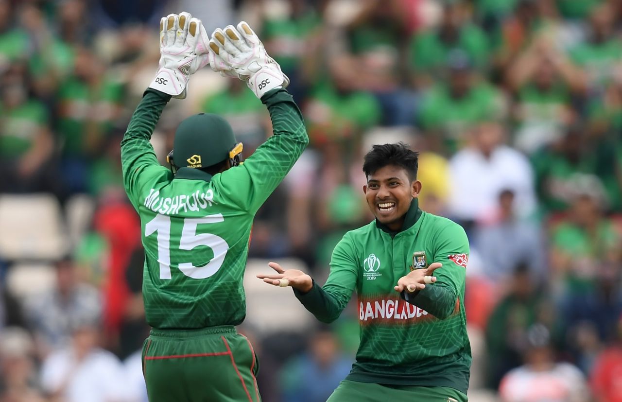 Mushfiqur Rahim stumped Hashmatullah Shahidi off Mosaddek Hossain, Afghanistan v Bangladesh, World Cup 2019, Southampton, June 24, 2019