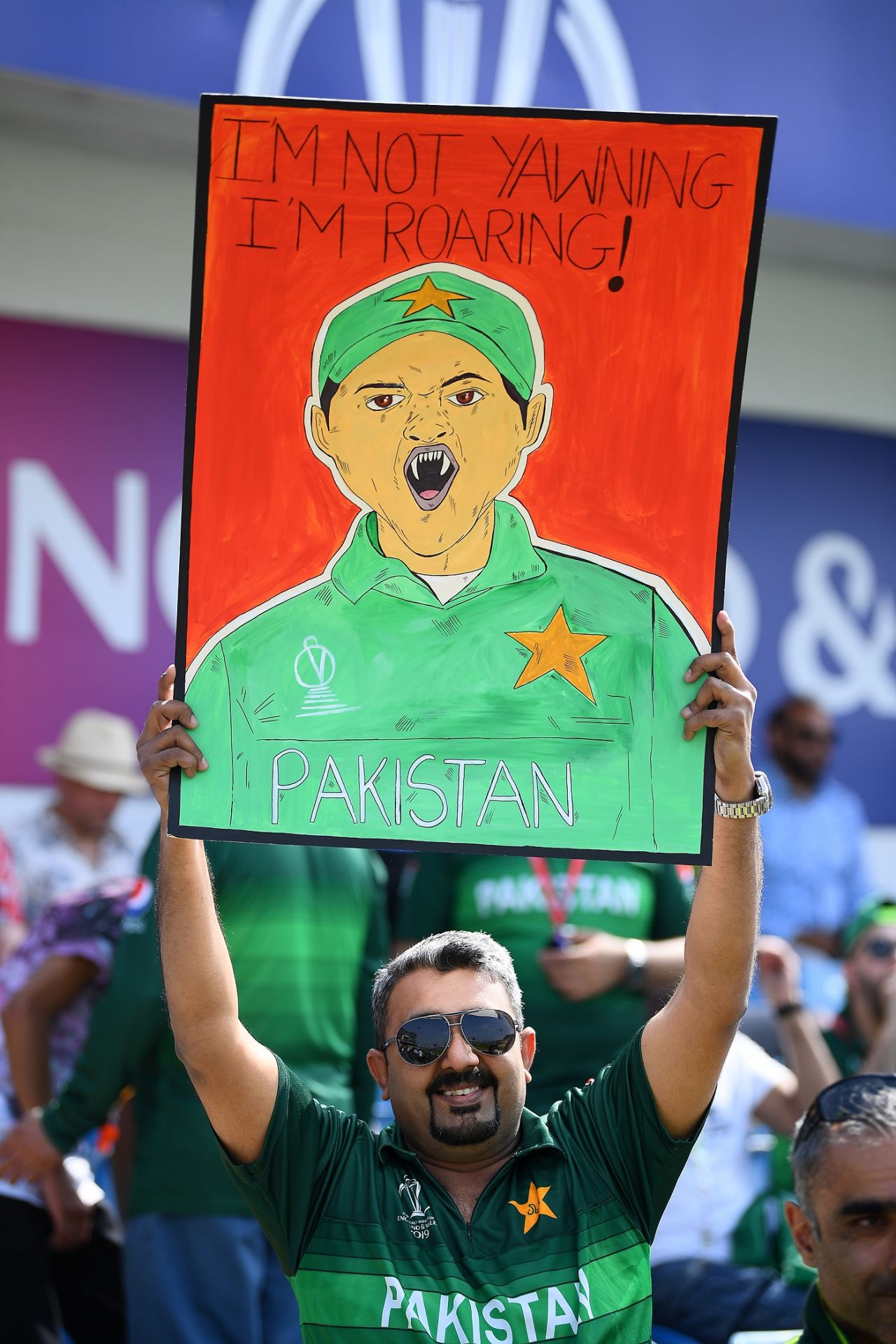 It's a roar, it's not a yawn. Mind it., Afghanistan v Pakistan, World Cup 2019, Headingley, June 29, 2019