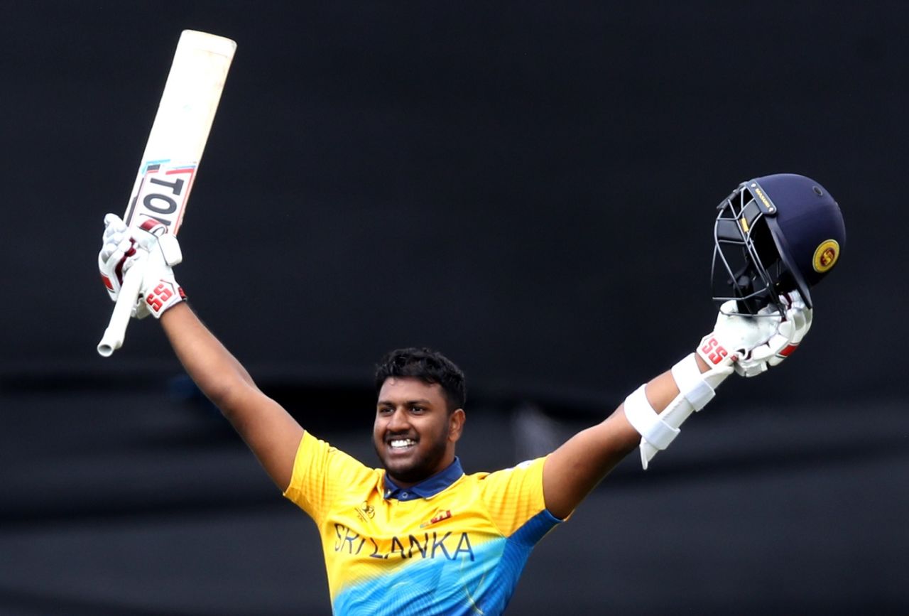 Avishka Fernando scored his maiden ODI hundred, Sri Lanka v West Indies, World Cup 2019, Chester-le-Street, July 1, 2019