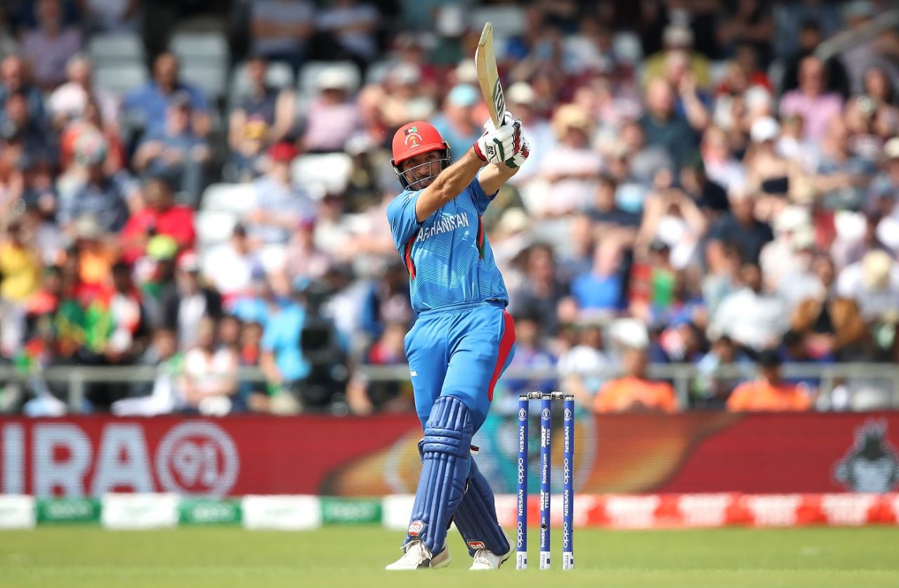 Rahmat Shah led Afghanistan's recovery, Afghanistan v West Indies. World Cup 2019, Headingley, July 4, 2019