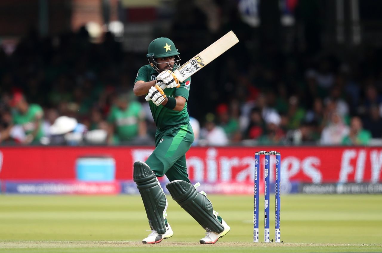 Babar Azam gets those wrists working as he brings up another half-century, Bangladesh v Pakistan, World Cup 2019, Lord's, July 5, 2019