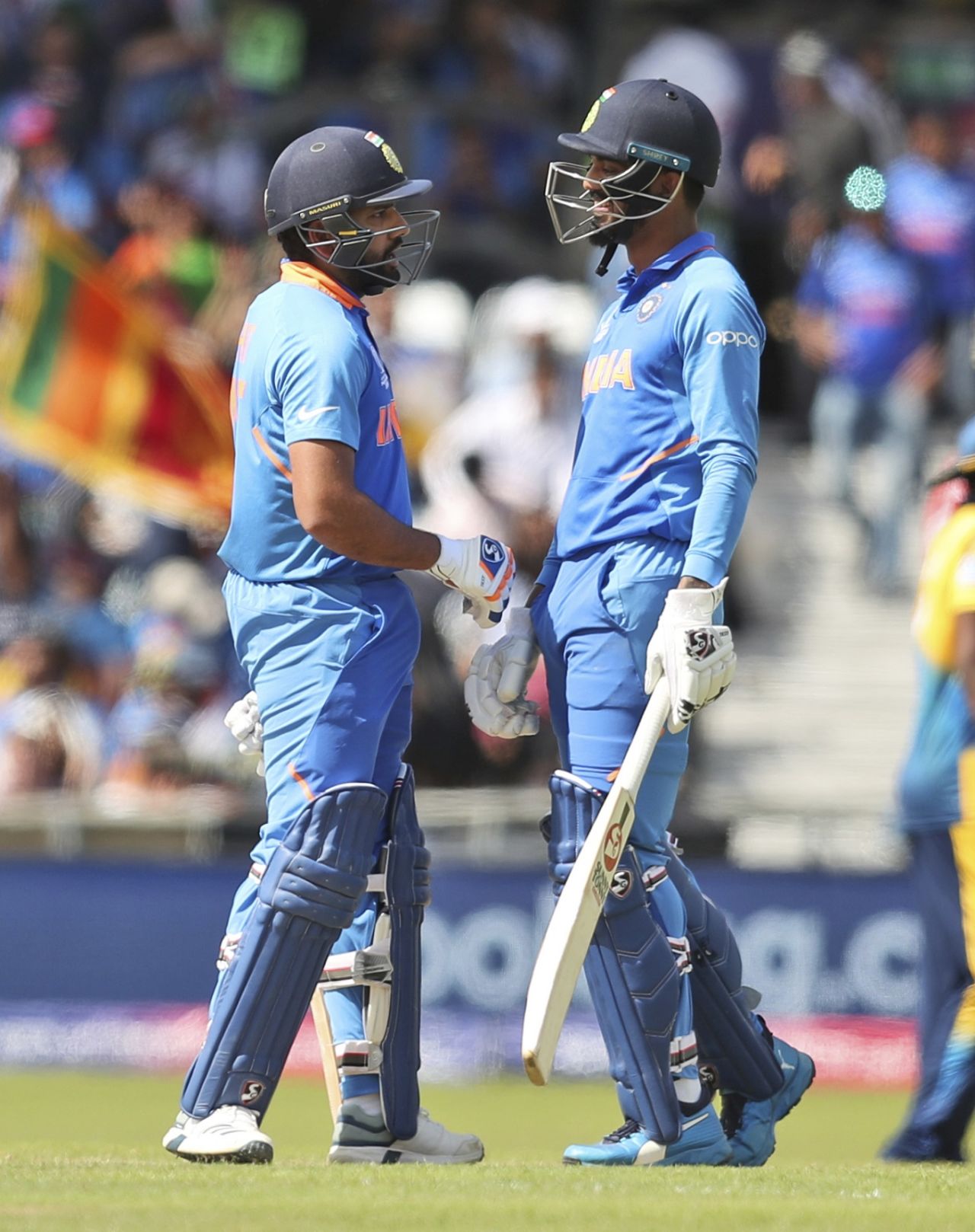 Rohit Sharma and KL Rahul gave India a solid start, India v Sri Lanka, World Cup 2019, Leeds, July 6, 2019