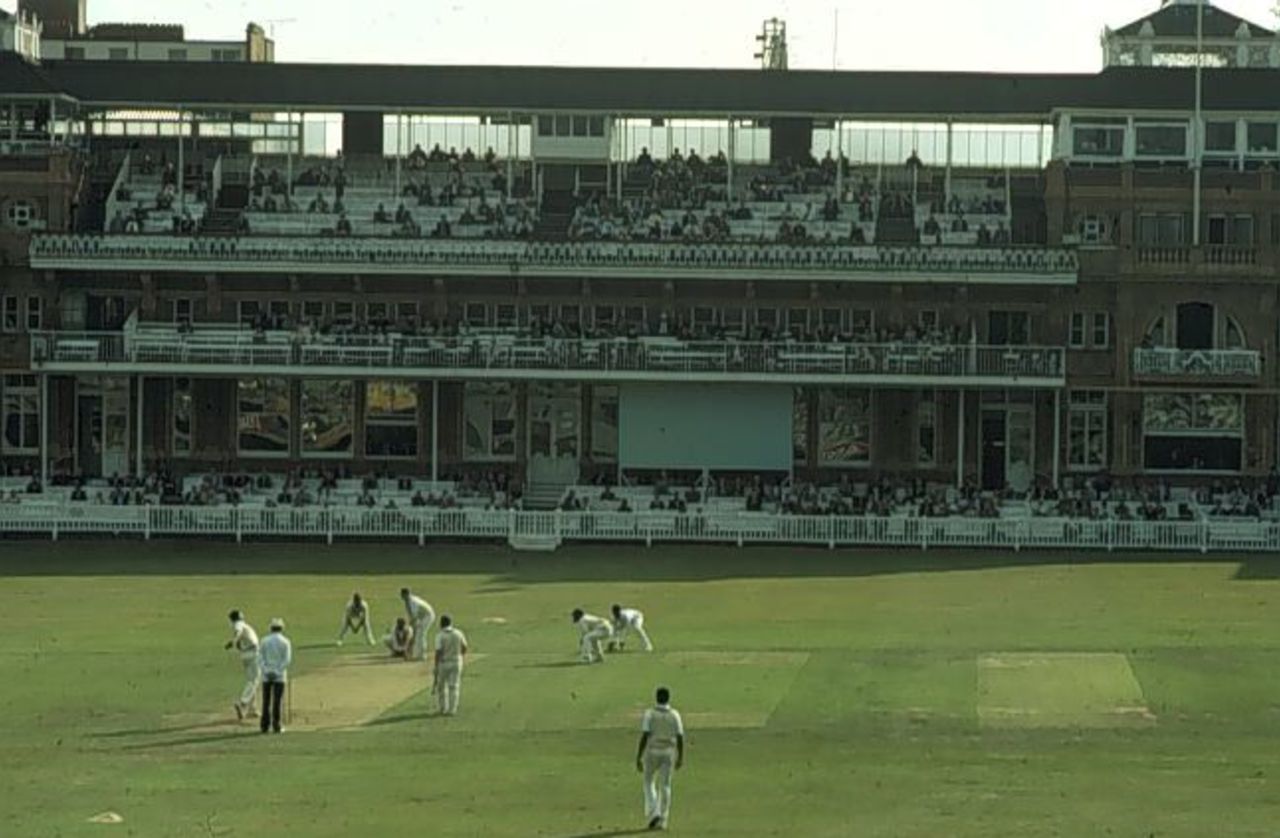 The Pavillion at Lord's, approximately 1975, during a county