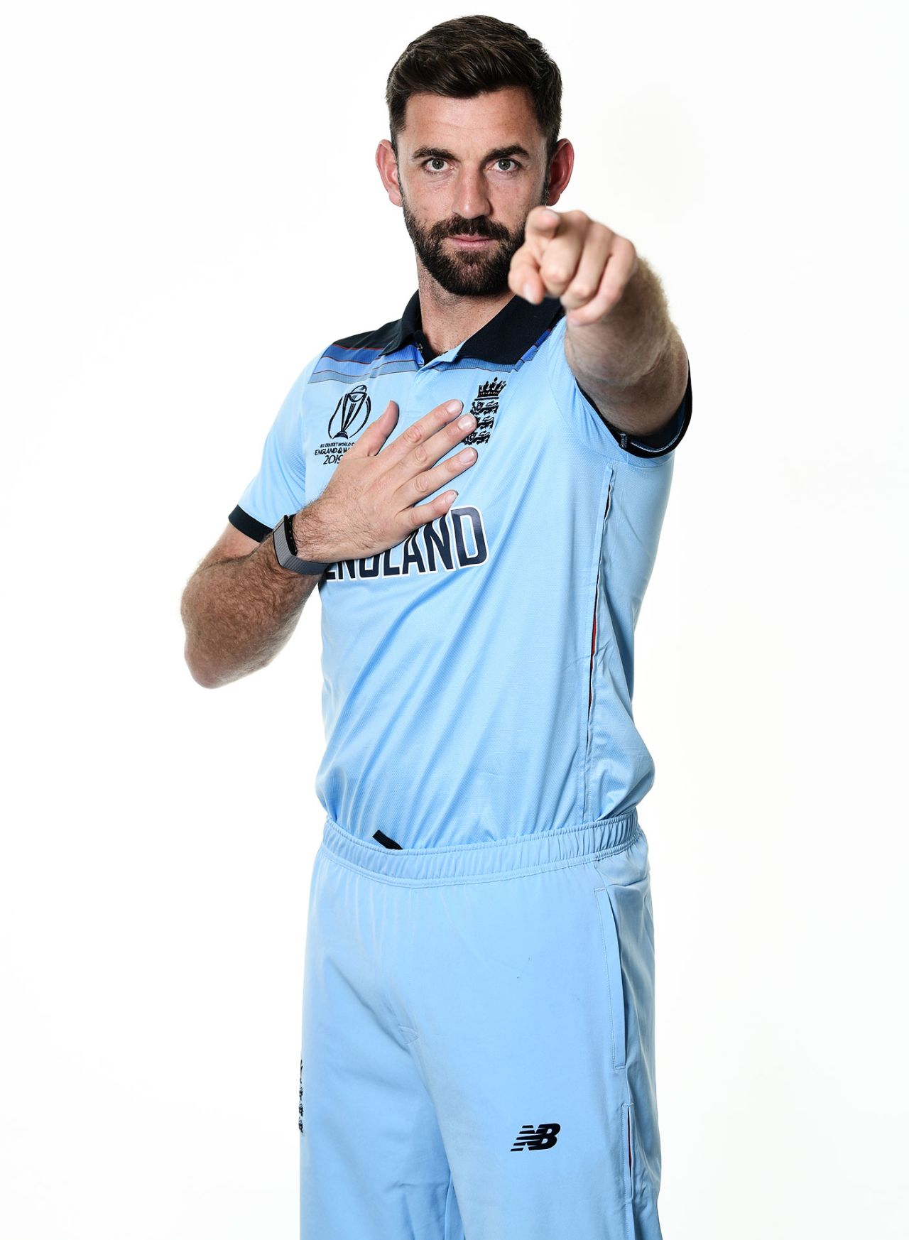 Liam Plunkett poses during England's portrait session, Southampton, May 24, 2019
