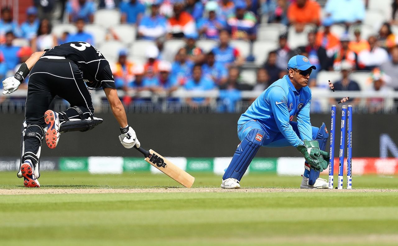 Ross Taylor chanced Ravindra Jadeja's arm and paid the price, India v New Zealand, World Cup 2019, Old Trafford, July 10, 2019
