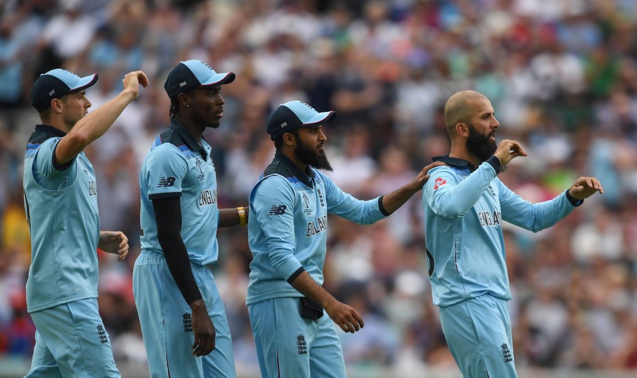 Jofra Archer finished with 2 for 32 from his 10 overs, England v Australia, World Cup 2019, Edgbaston, July 11, 2019