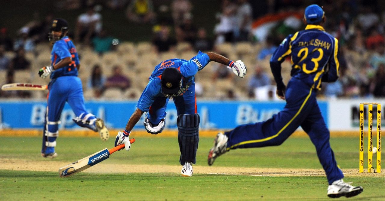 Take the game deep, smash a few and sprint a few - the Dhoni trademark