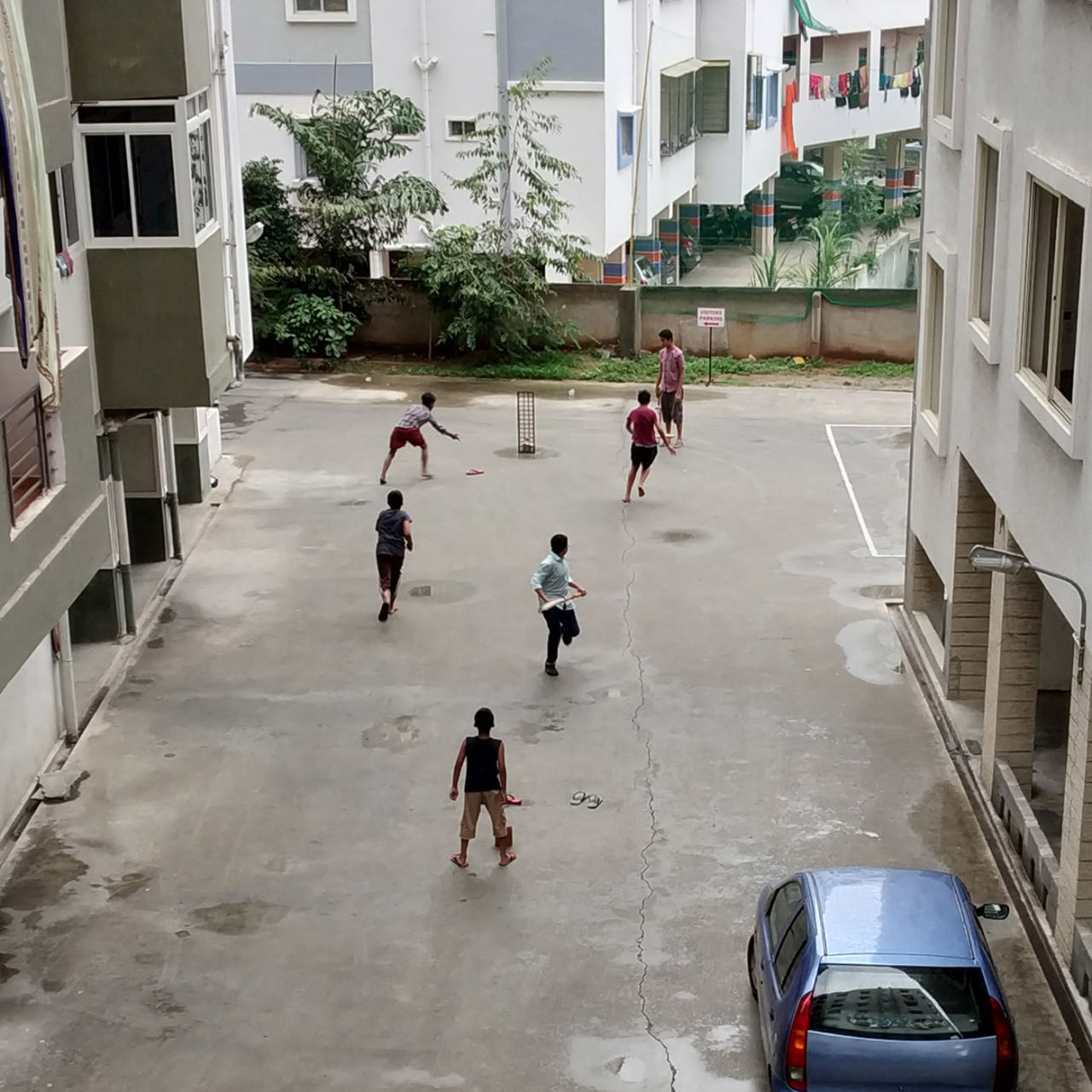 Satyakiran Pala: "Direct hit! I think he's gone". 

A scene from a game in Hyderabad, India 
