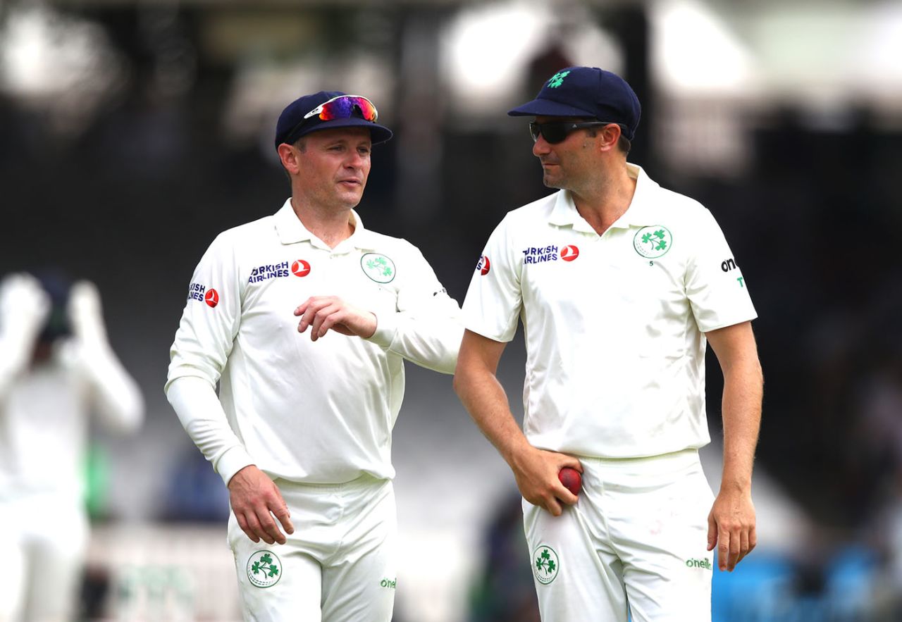 William Porterfield and Tim Murtagh hatch a plan, England v Ireland, Only Test, 2nd day, July 25, 2019