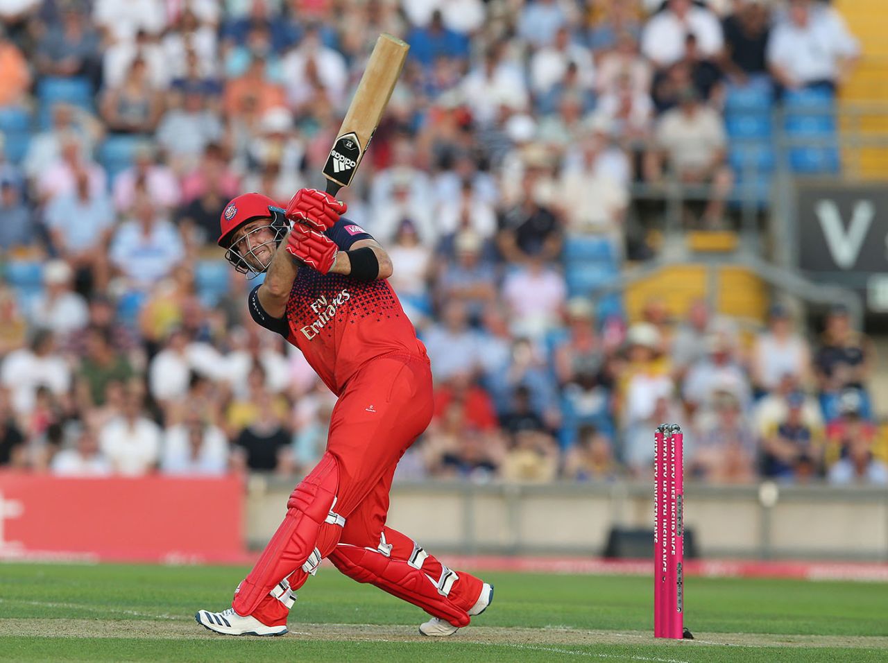 Liam Livingstone hits out, Yorkshire v Lancashire, Vitality Blast, July 25, 2019