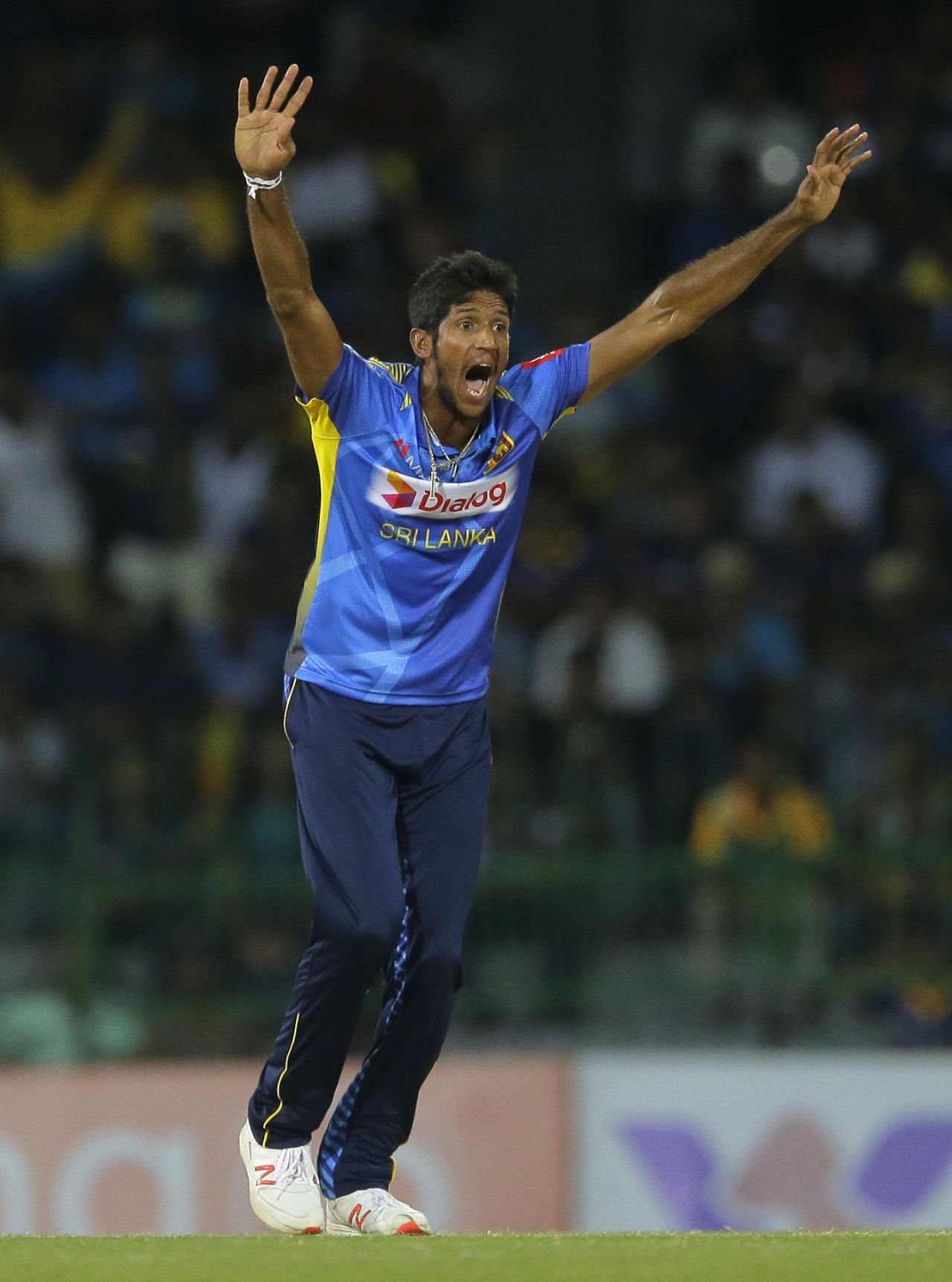 Kasun Rajitha appeals unsuccessfully, Sri Lanka v Bangladesh, 3rd ODI, Colombo, July 31, 2019